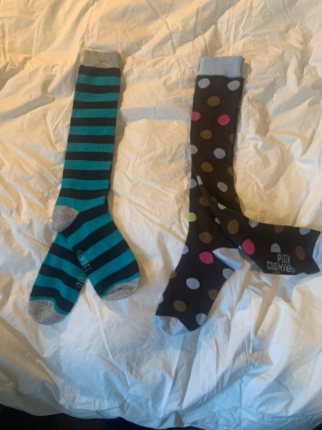 2 pairs knee socks, never worn thumbnail