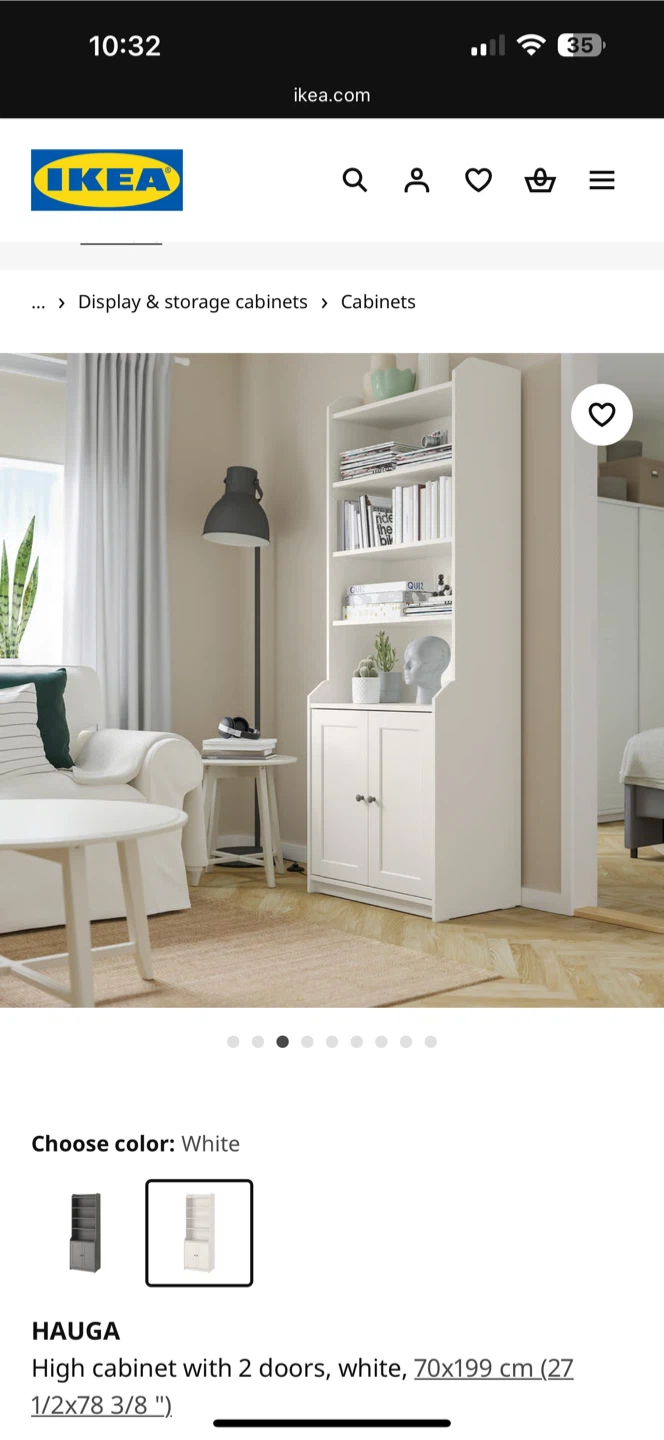 Ikea High Cabinet/Book Shelf - photo 3