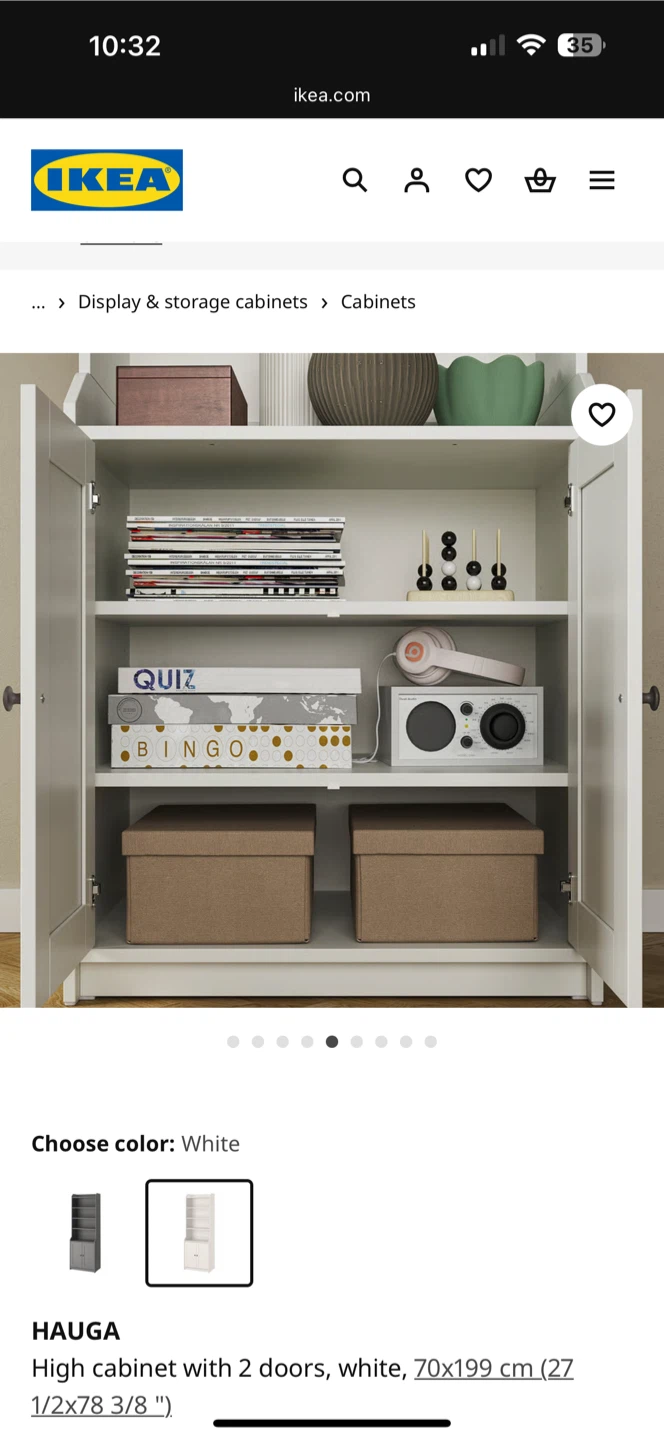 Ikea High Cabinet/Book Shelf - photo 5