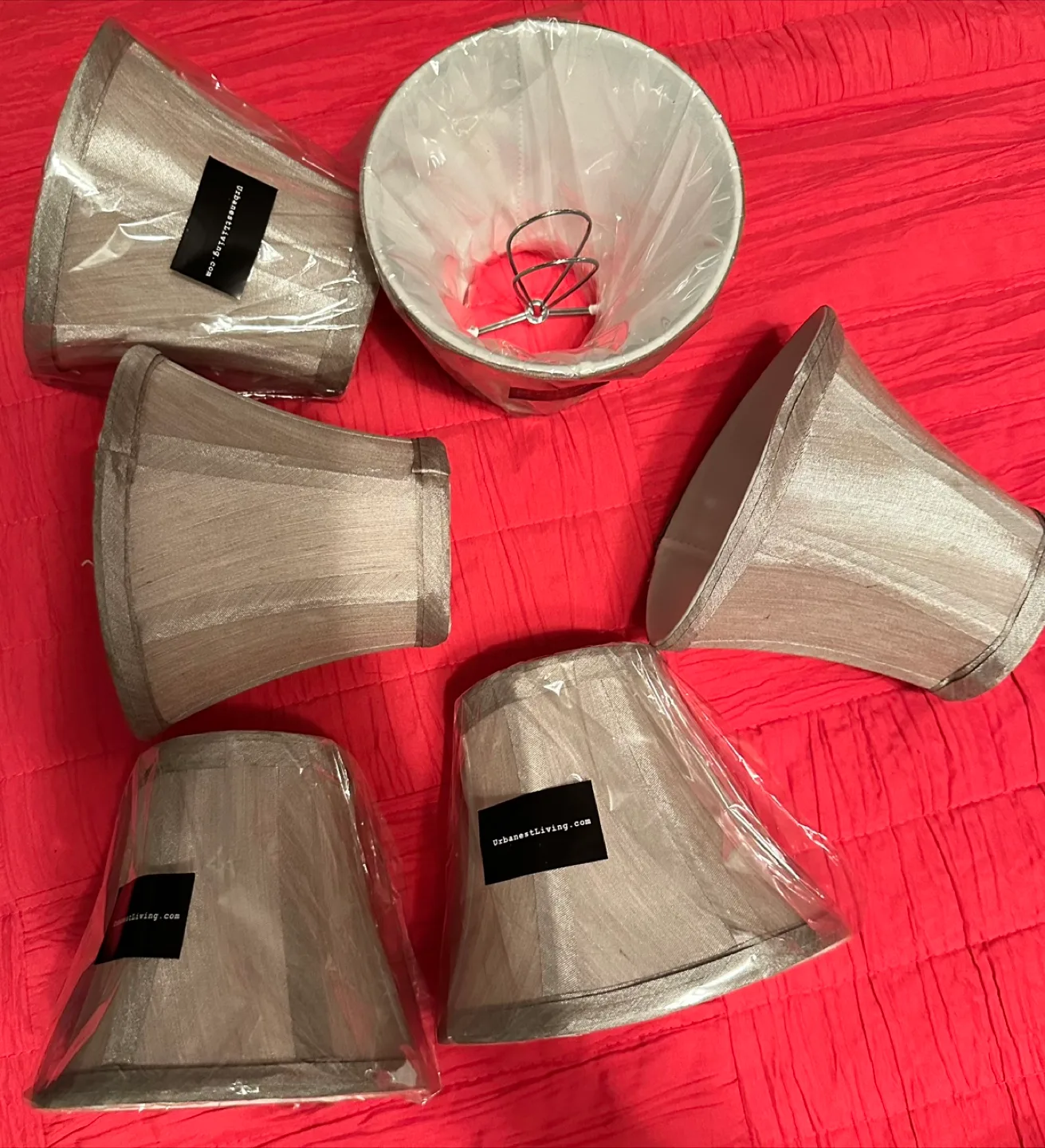 Urbanest Clip-on Lamp Shades - Set of 6, New image indicator(2)