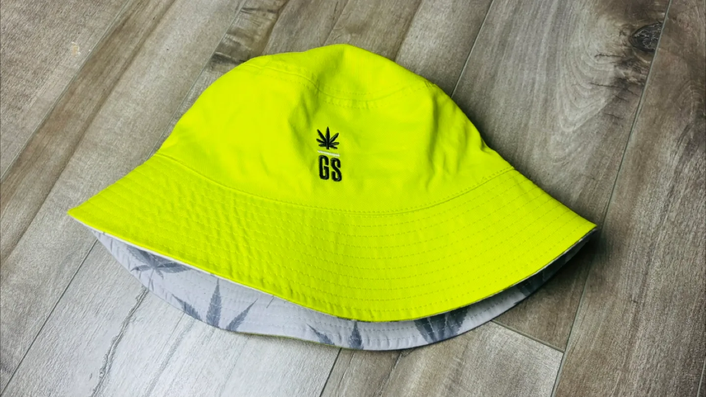 Good Supply Cannabis Leaf Print Reversible Bucket Hat image indicator(4)