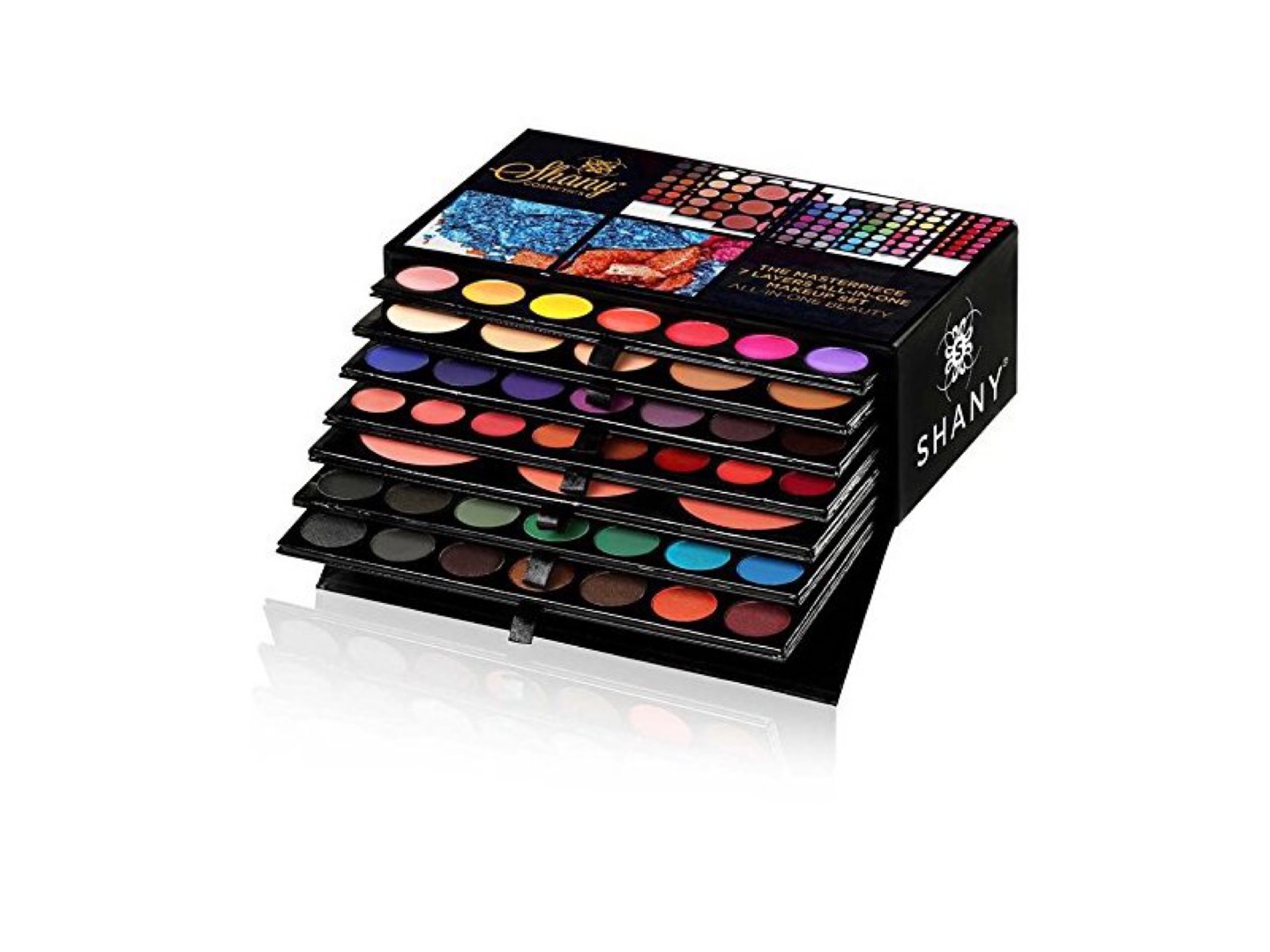 SHANY THE MASTERPIECE 7 LAYERS ALL IN ONE MAKEUP SET - BRAND NEW - photo 2