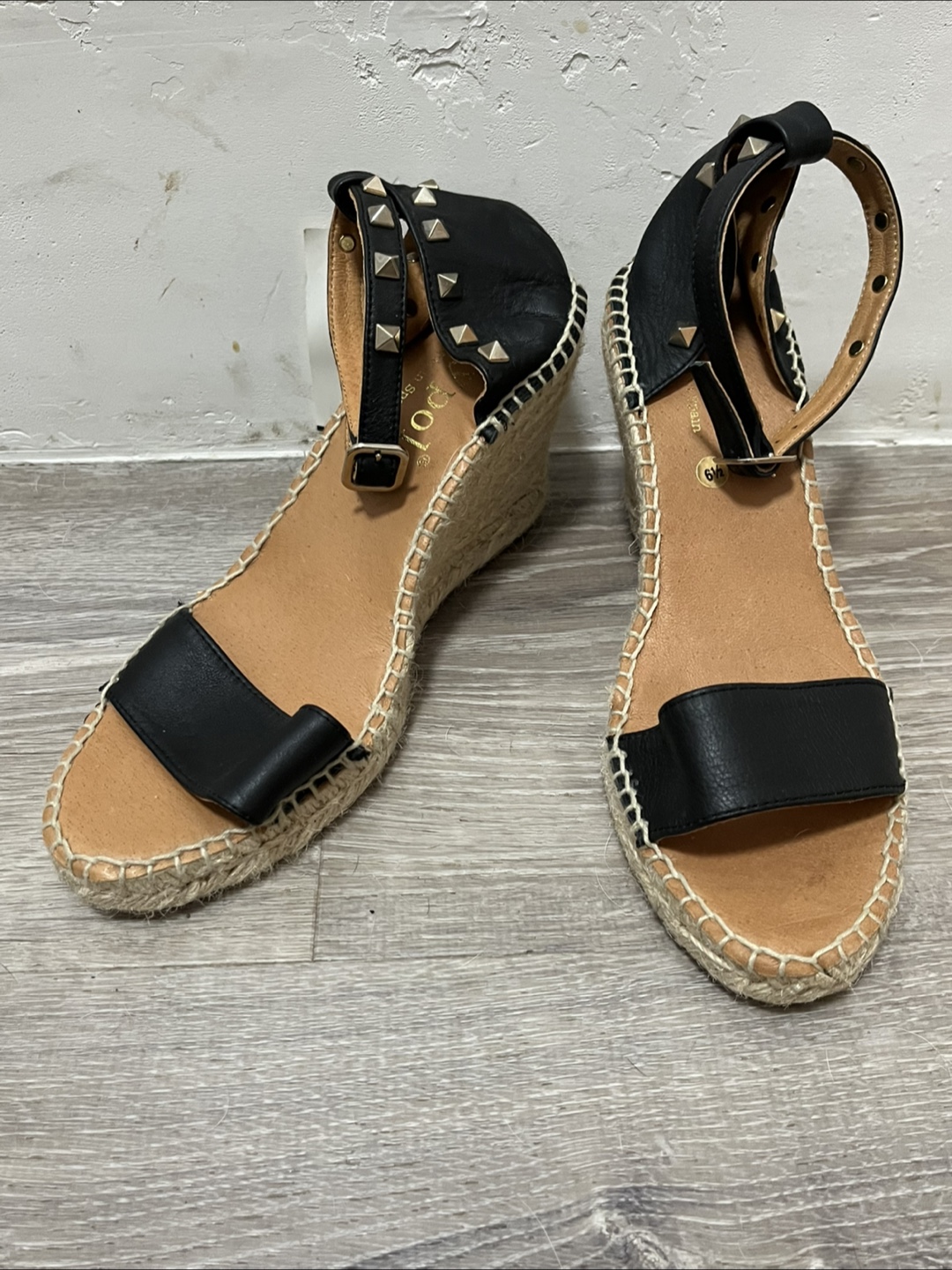 Maypol black  Espadrille Wedge Sandals - photo 4