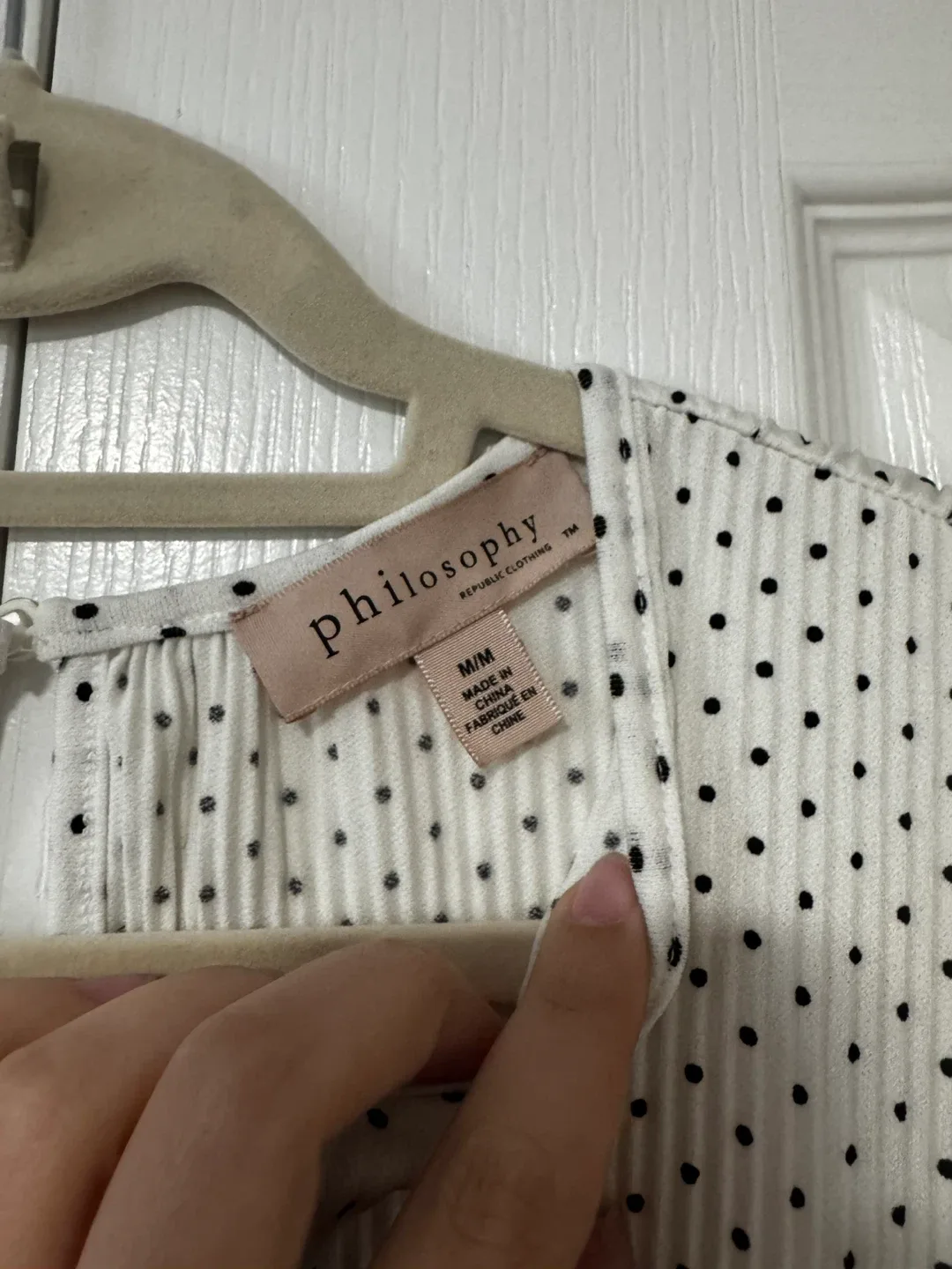Philosophy Republic Clothing Polka Dot Blouse - M image indicator(3)