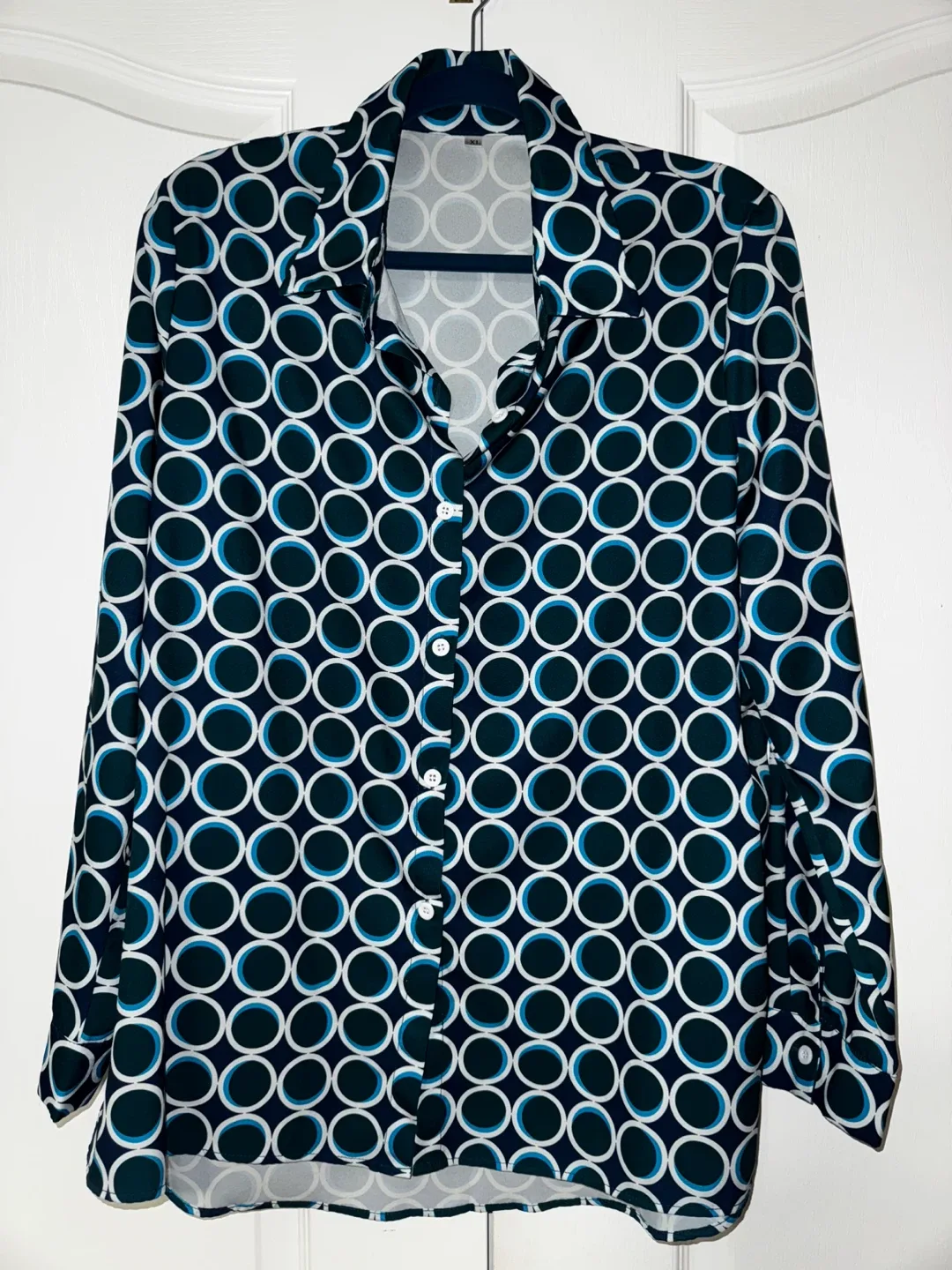 Patterned Blouse, size XL but fits like a L thumbnail