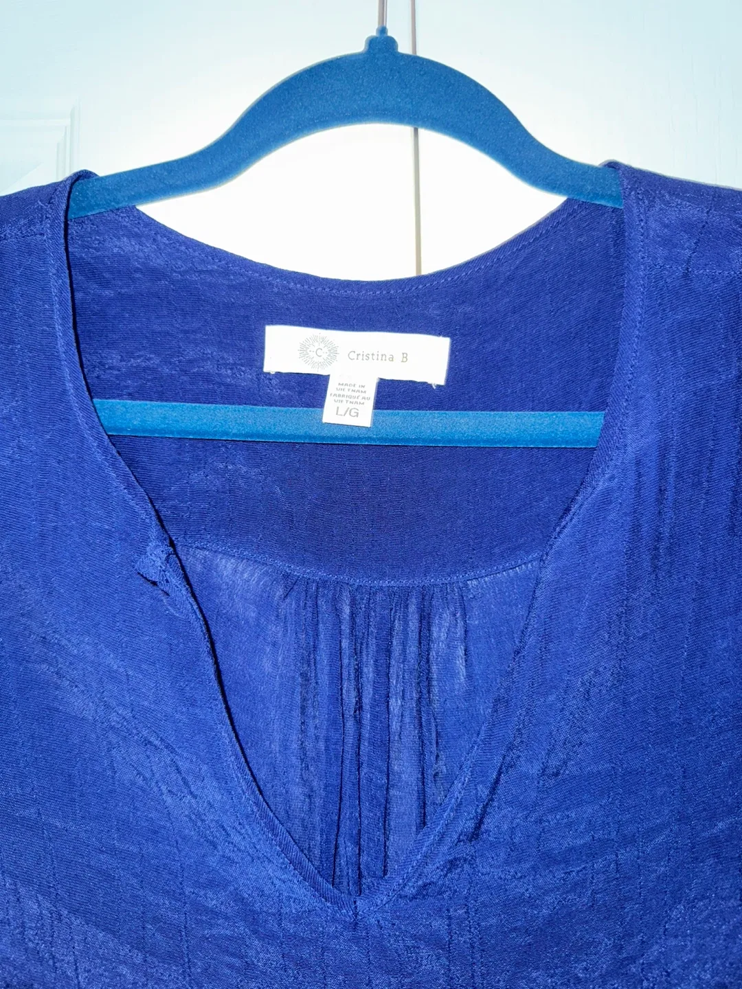 Cristina B Blue Tunic - Size L image indicator(2)