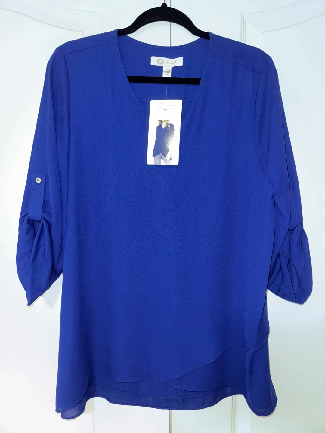 Cristina B Blue Blouse - Size L/G image indicator(2)