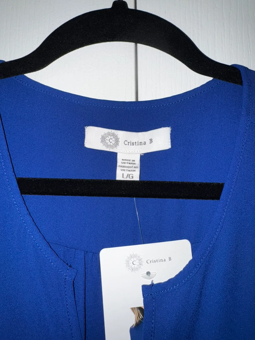 Cristina B Blue Blouse - Size L/G image indicator(3)