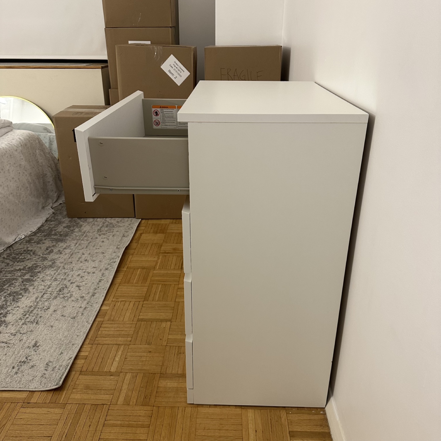 IKEA Malm 4 drawer dresser - photo 3