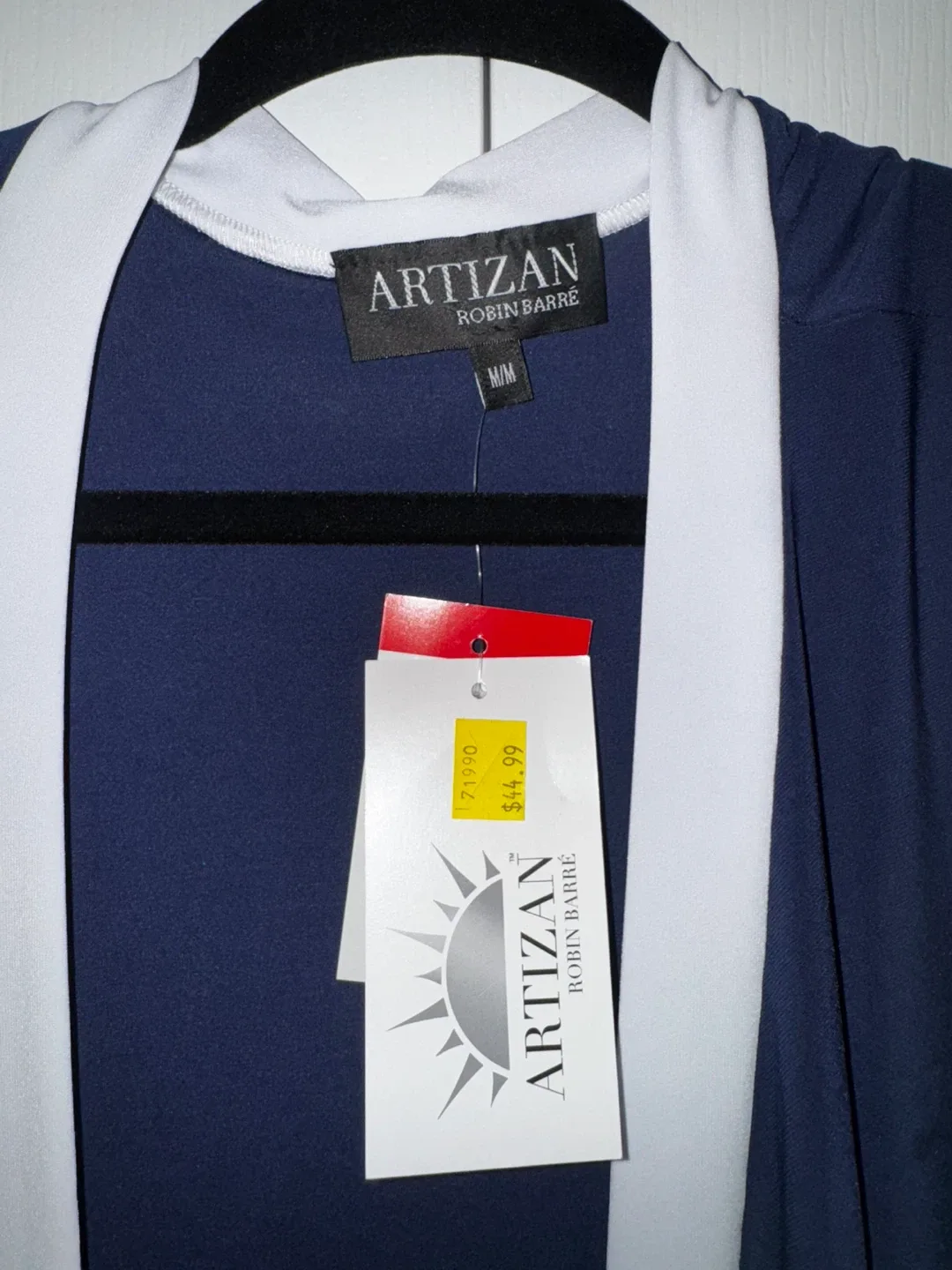 Artizan Robin Barre Navy Cardigan Size M/M image indicator(3)