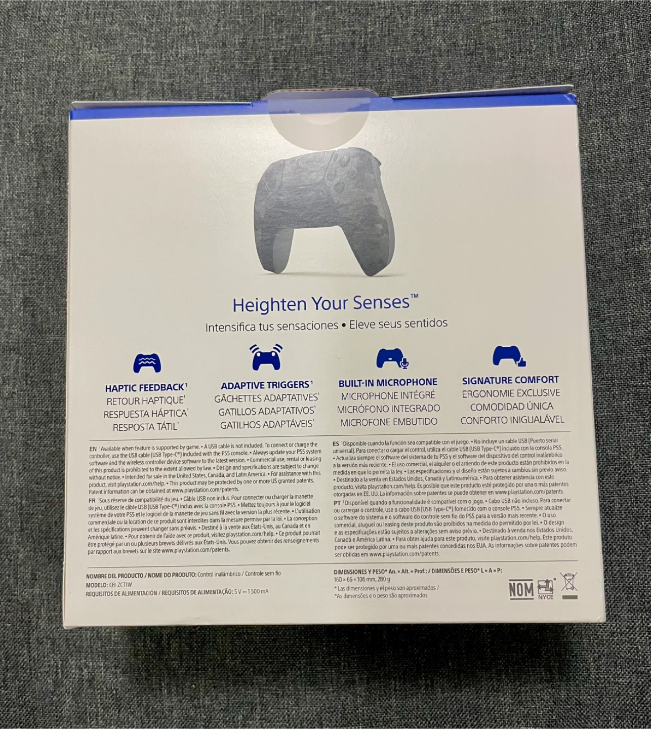 New PlayStation DualSense Wireless Controller - Grey Camo - photo 4