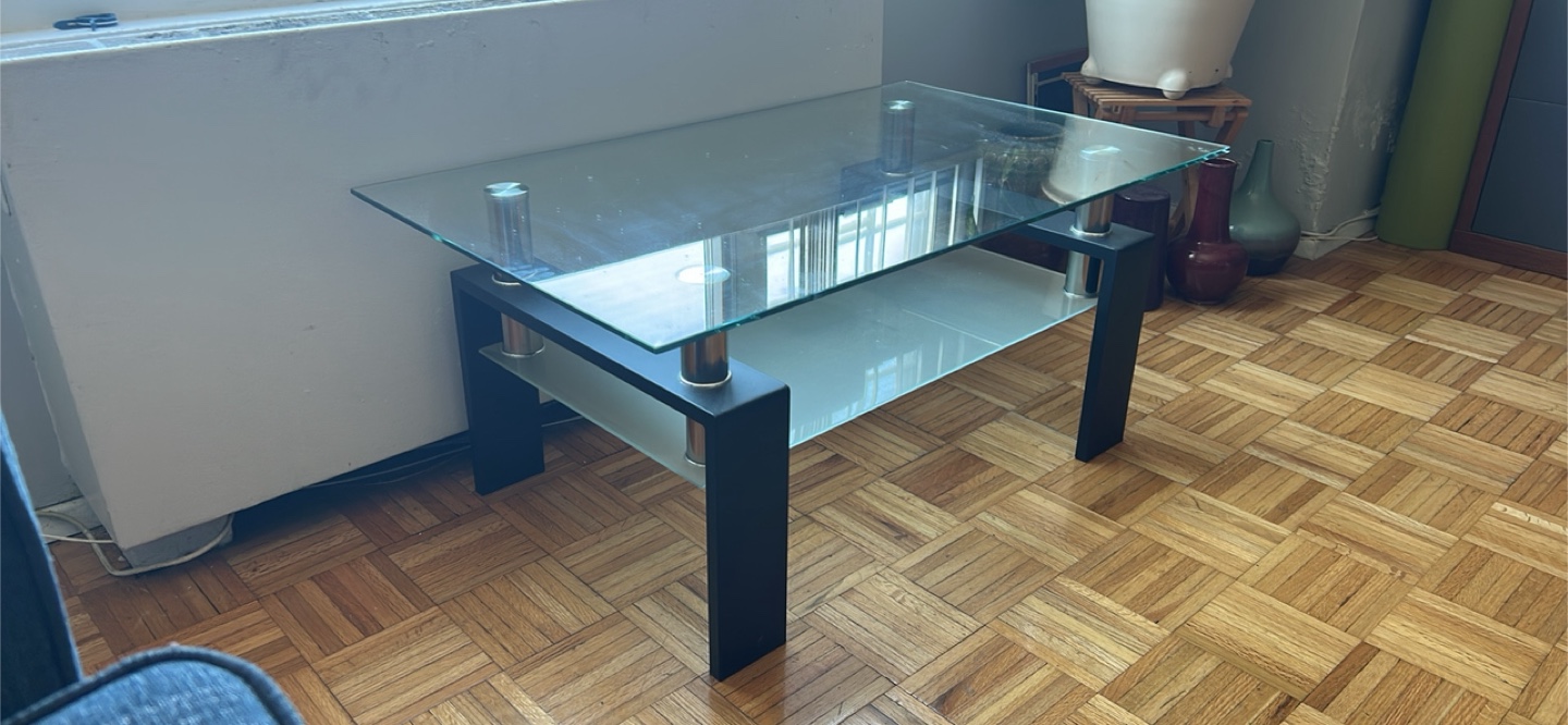Glass Top Coffee Table