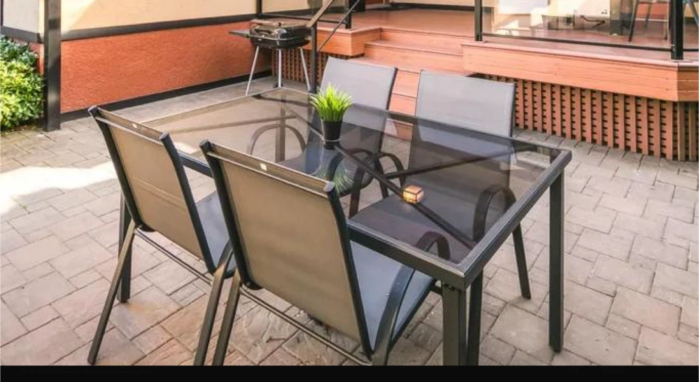 Outdoor Dining Set - Table and 4 Chairs