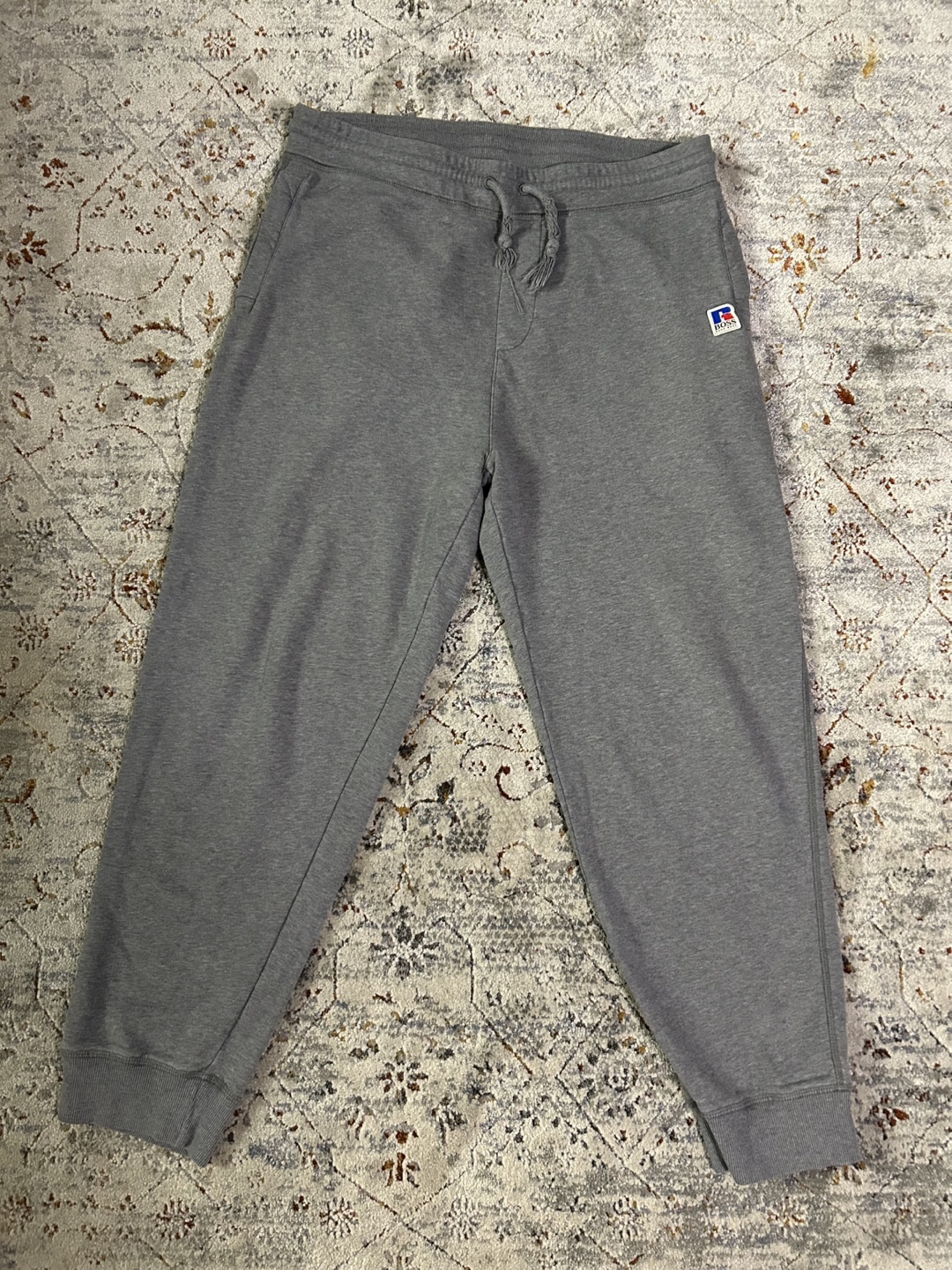 Russell Athletic x Hugo Boss Grey Sweatpants
