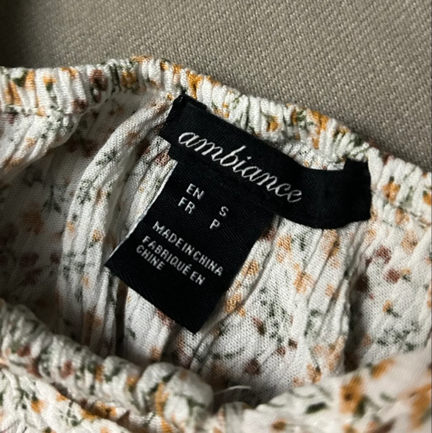 Floral 3/4 long Sleeve Top image indicator(3)