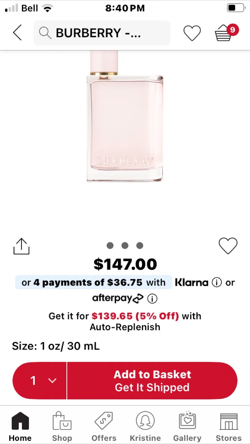 Burberry Her Eau de Toilette 30ml image indicator(3)