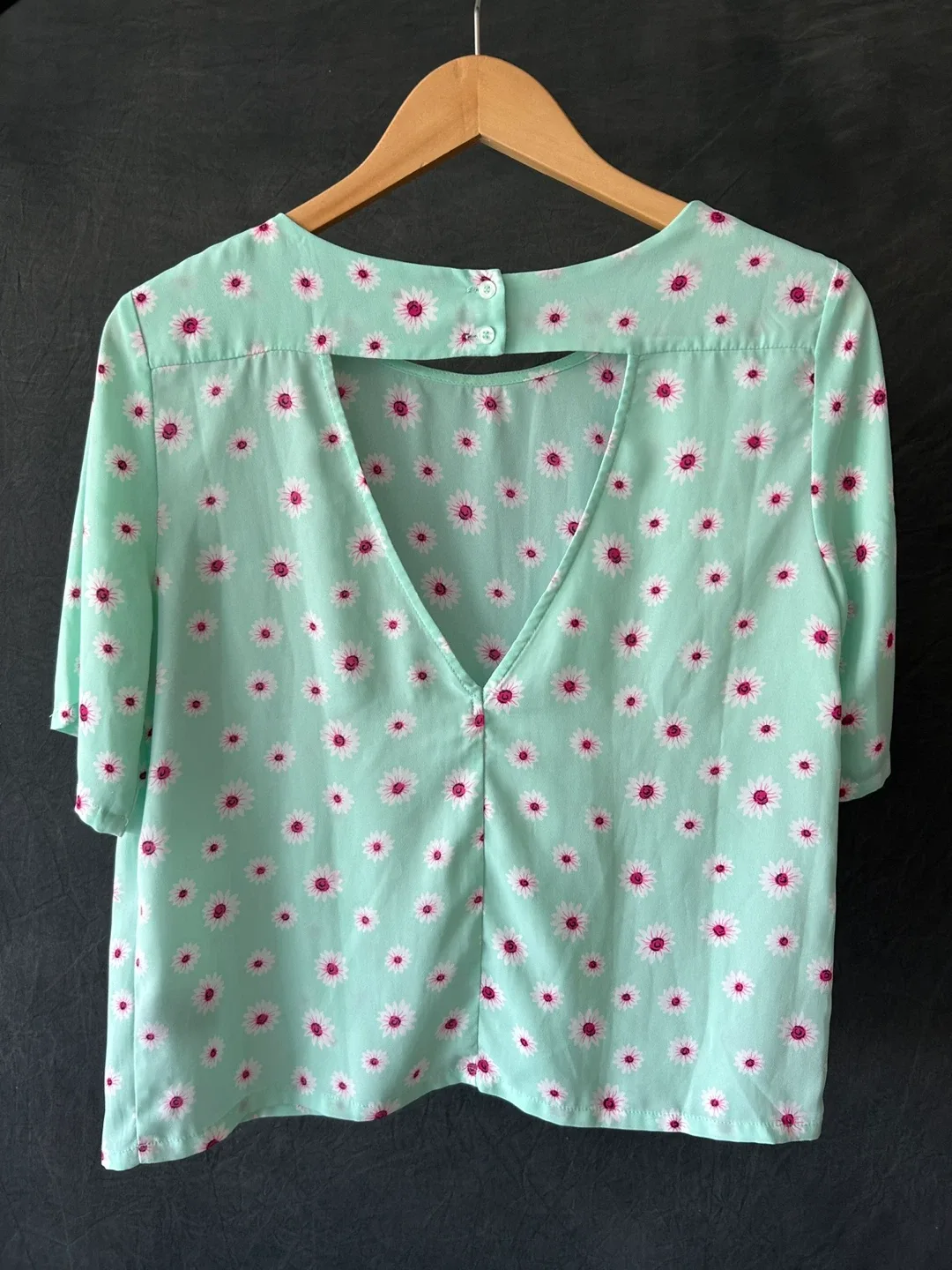 Elodie Floral Print Blouse - Size L image indicator(3)