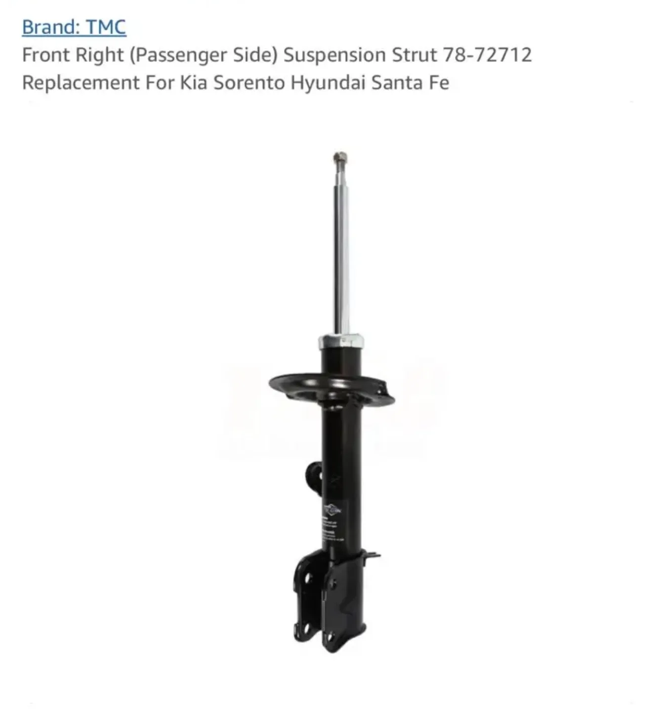 Front Right Strut Hyundai Kia thumbnail