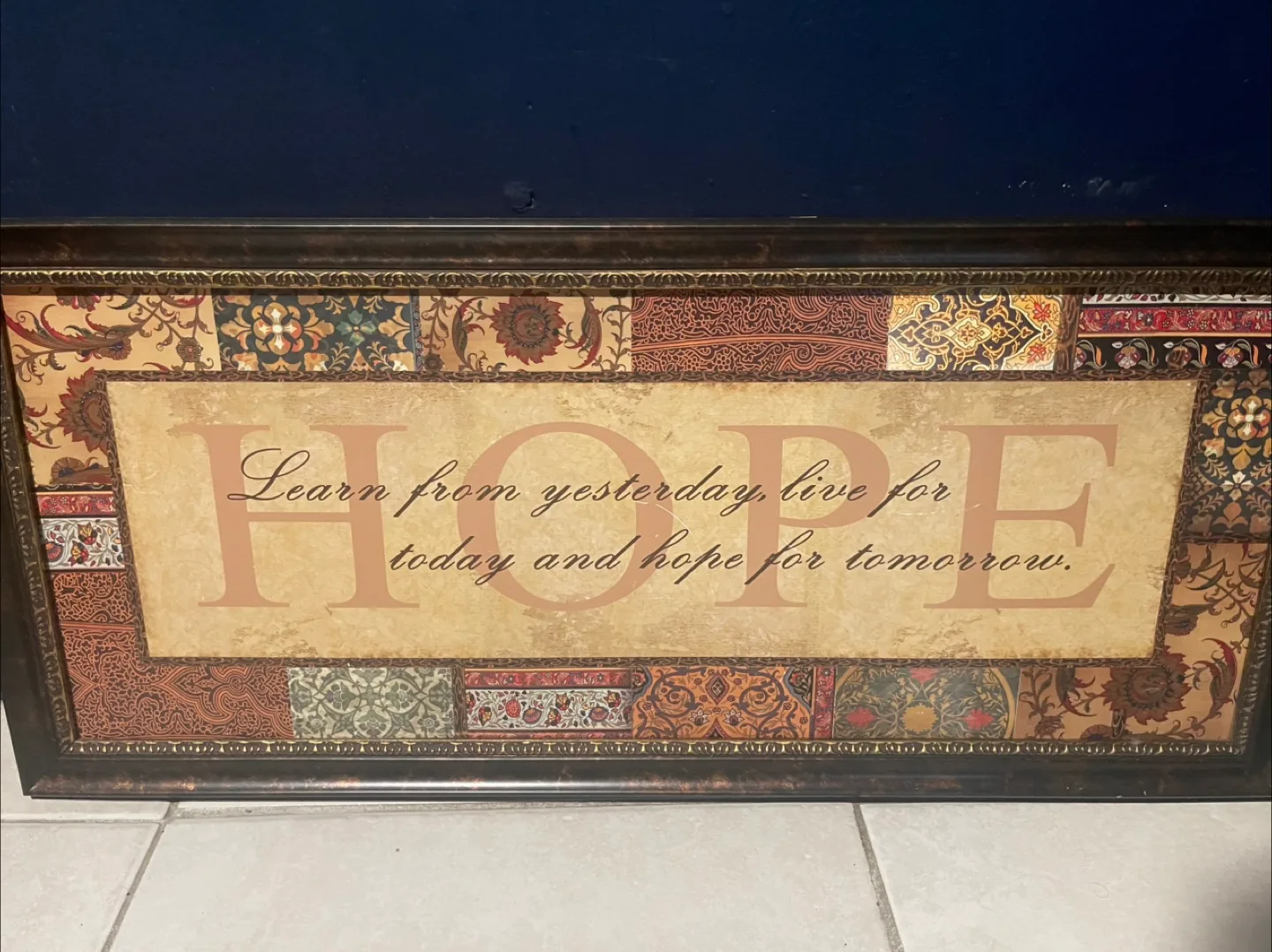 Framed Hope Wall Art thumbnail