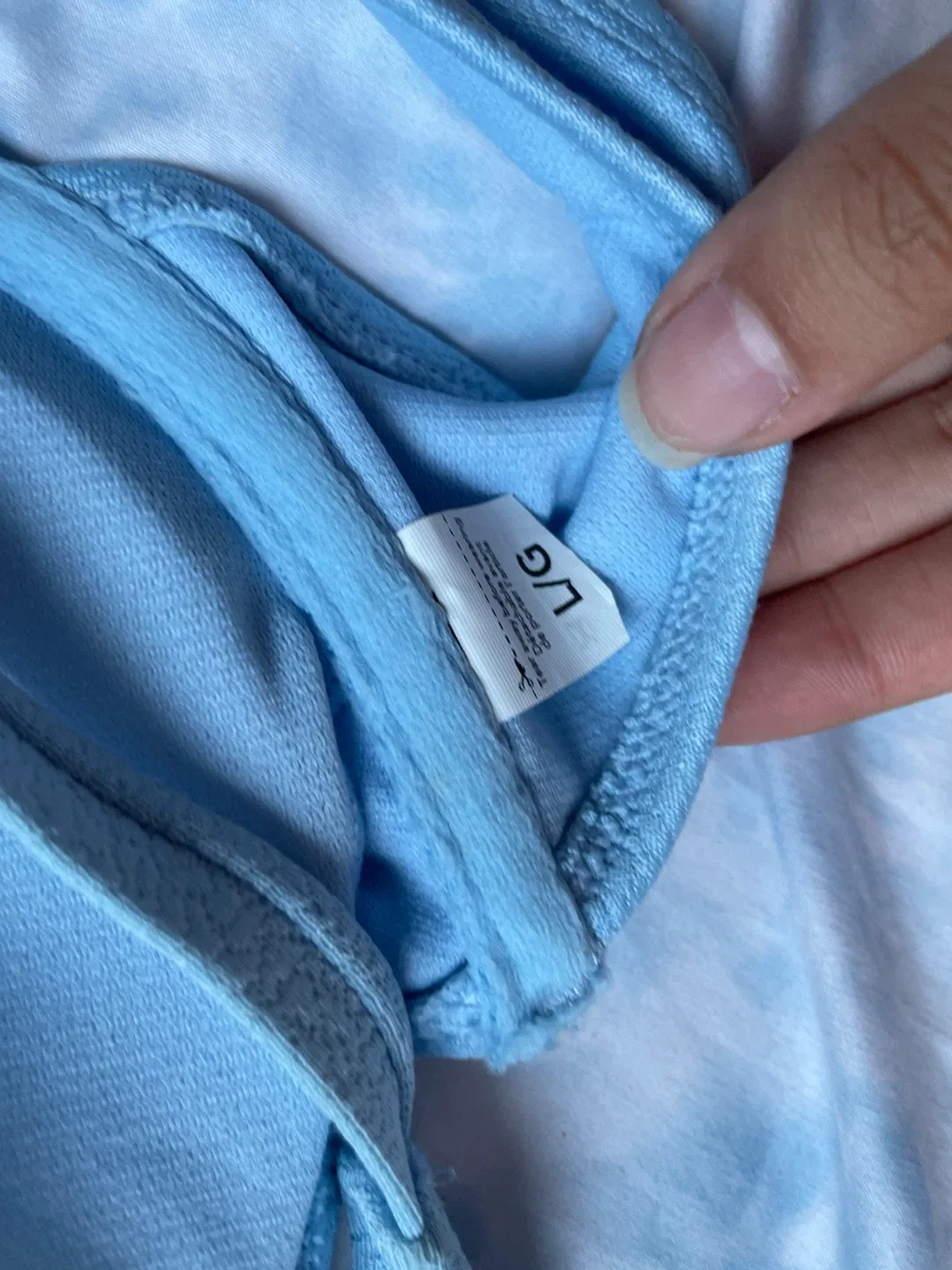 Light Blue Bikini set - Size L/G not cheeky bottoms image indicator(3)