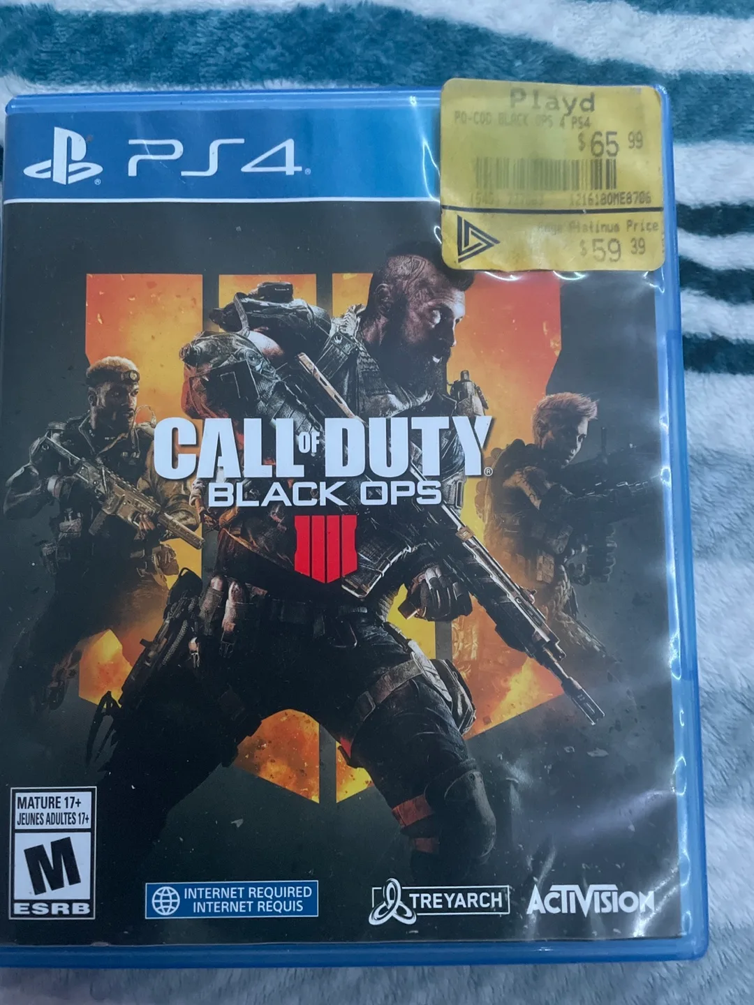 Call of Duty Black Ops 4 PS4 Game thumbnail
