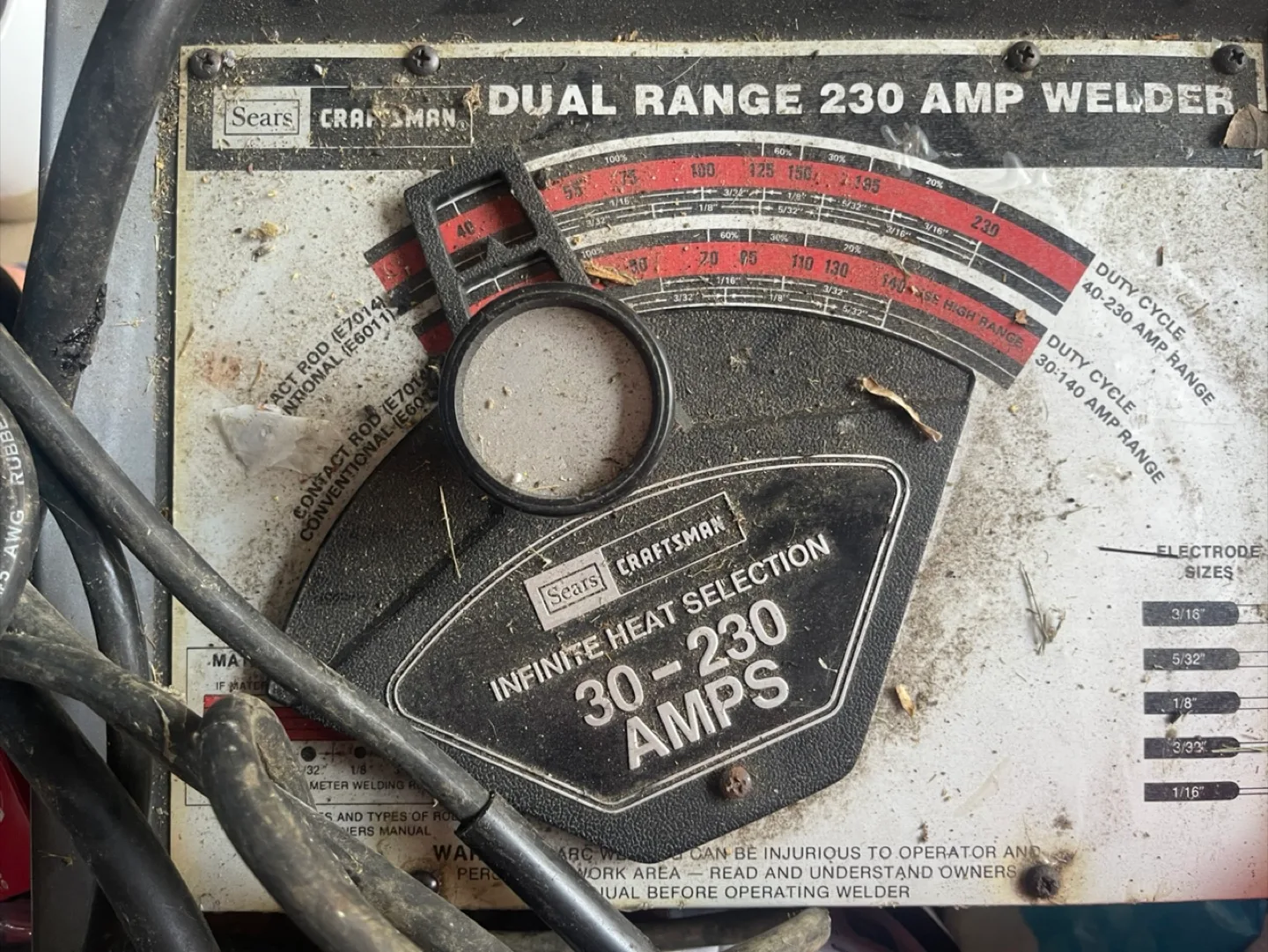 Sears Craftsman Dual Range 230 Amp Welder thumbnail