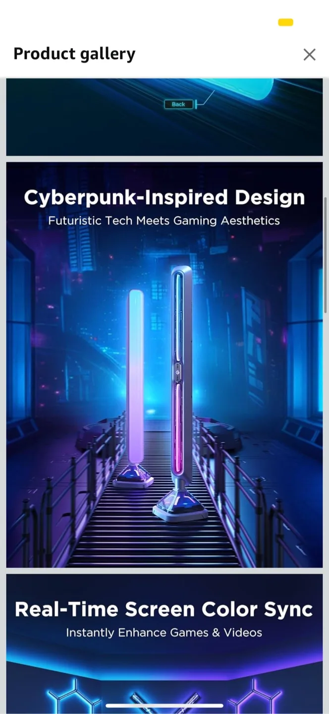 🥕 Govee Gaming Light Bars Pro - Smart RGBIC Lights image indicator(3)