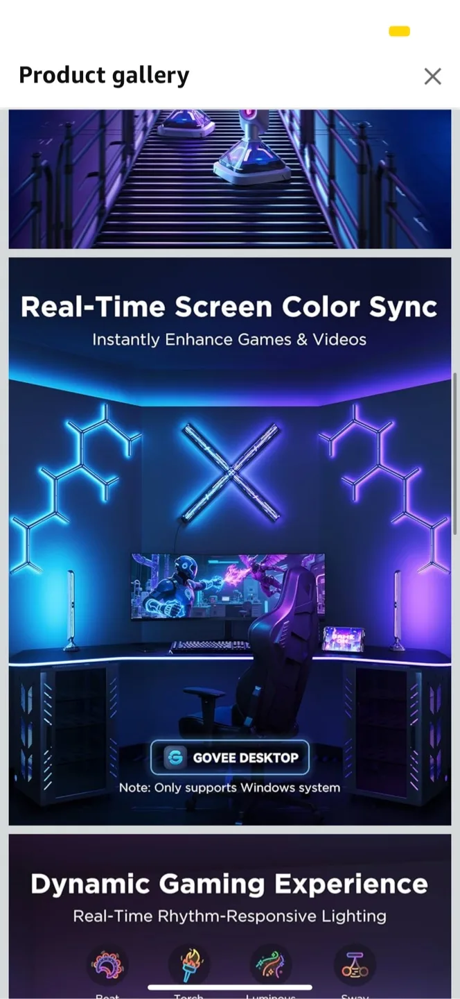 🥕 Govee Gaming Light Bars Pro - Smart RGBIC Lights image indicator(4)
