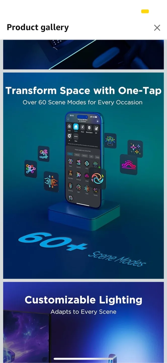 🥕 Govee Gaming Light Bars Pro - Smart RGBIC Lights image indicator(7)