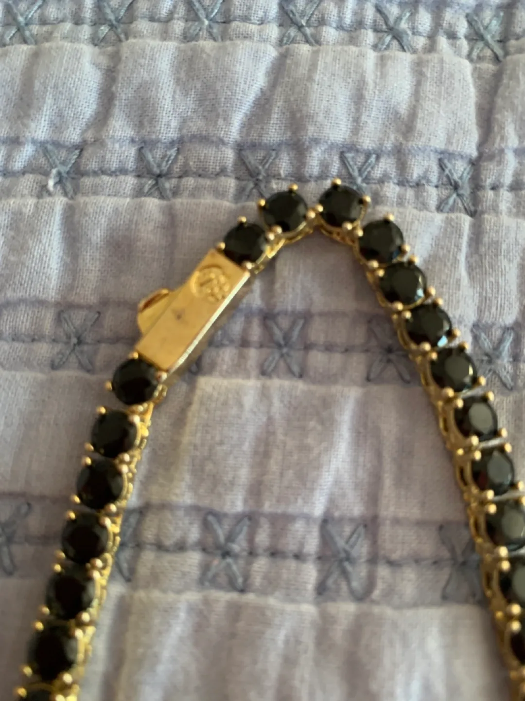 King Ice Black Stone Tennis Chain image indicator(2)