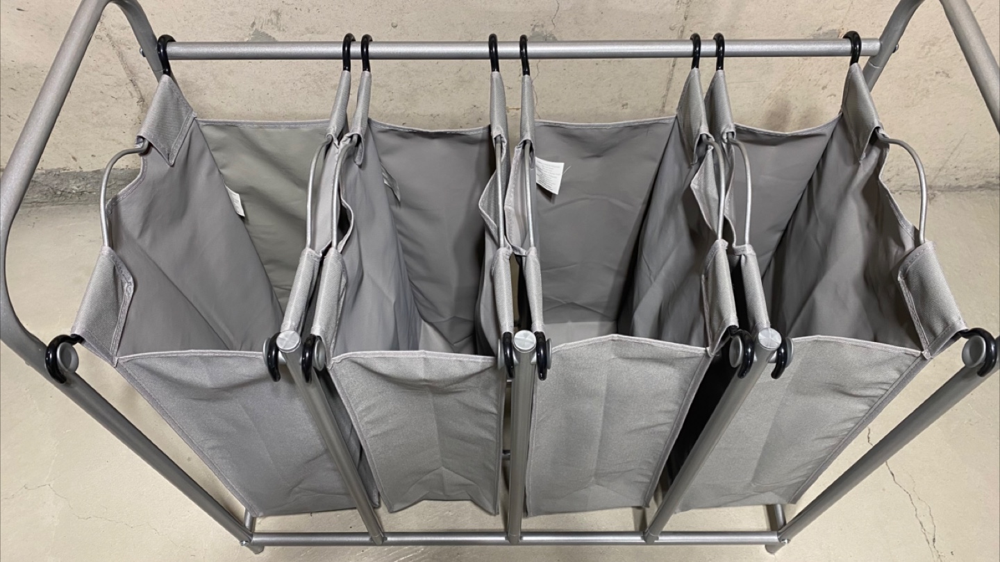 4-Bag Laundry Sorter - photo 3