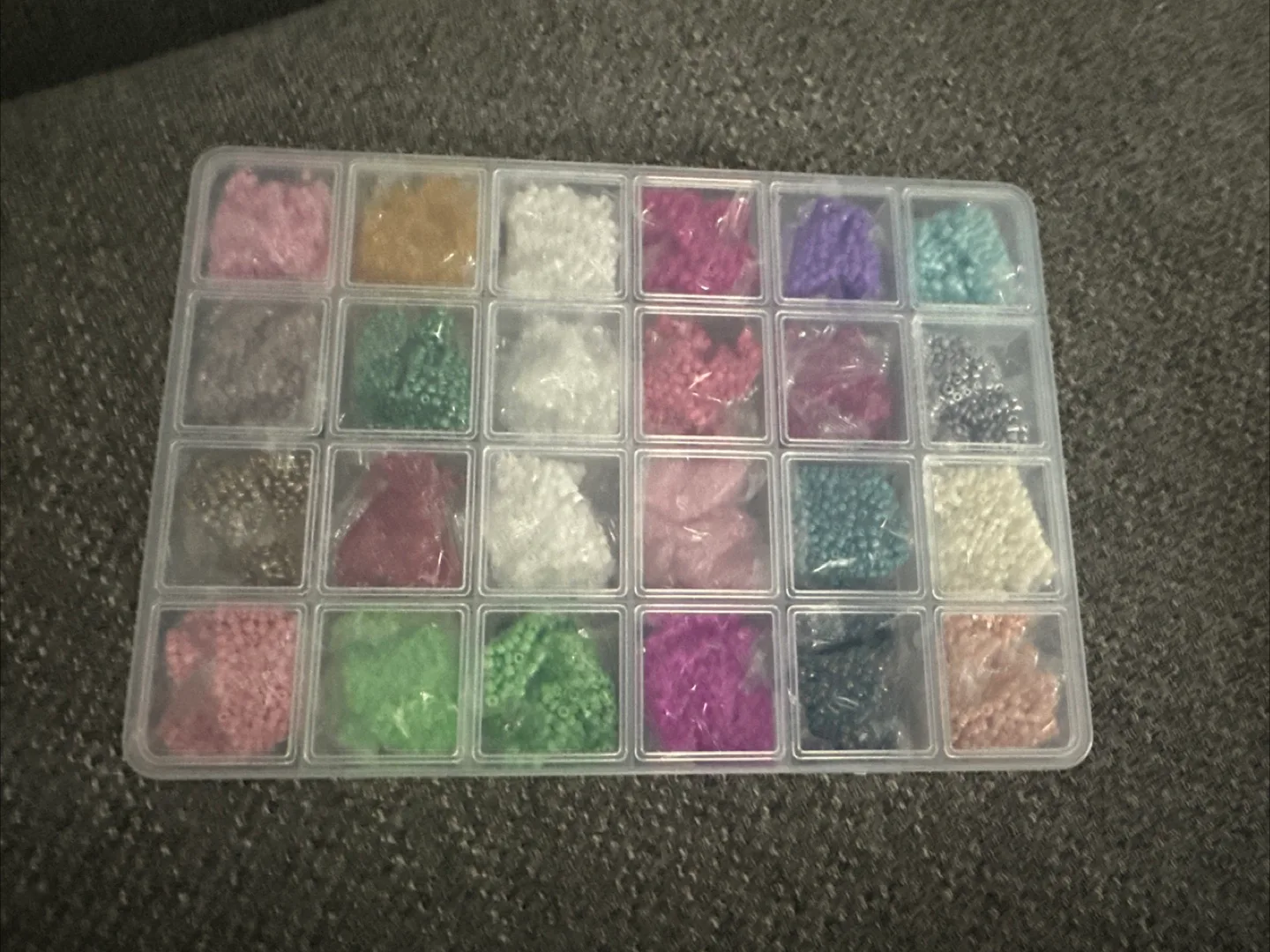 Bead Organizer Box with Assorted Beads thumbnail