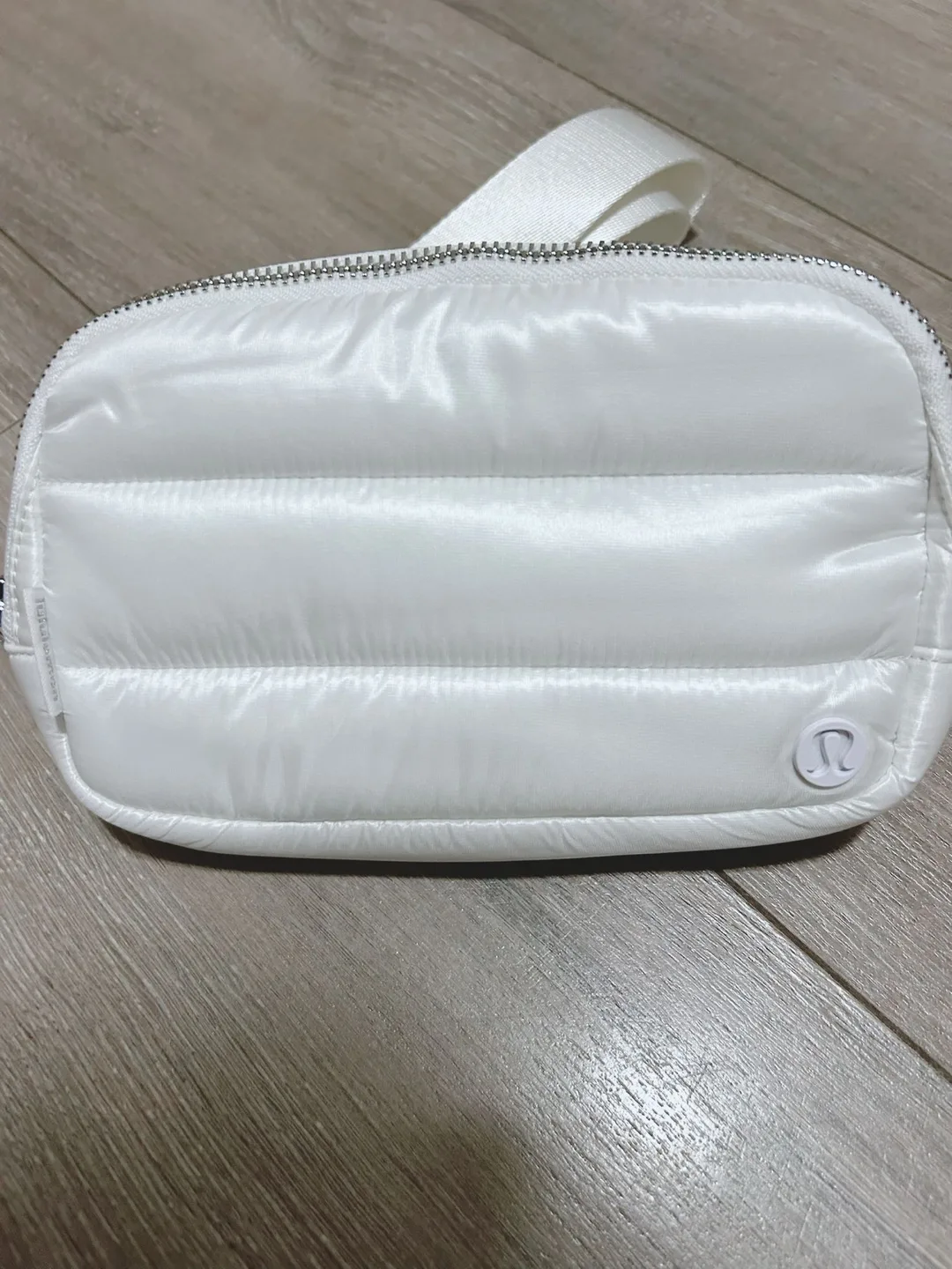 Lululemon White Quilted Belt Bag thumbnail