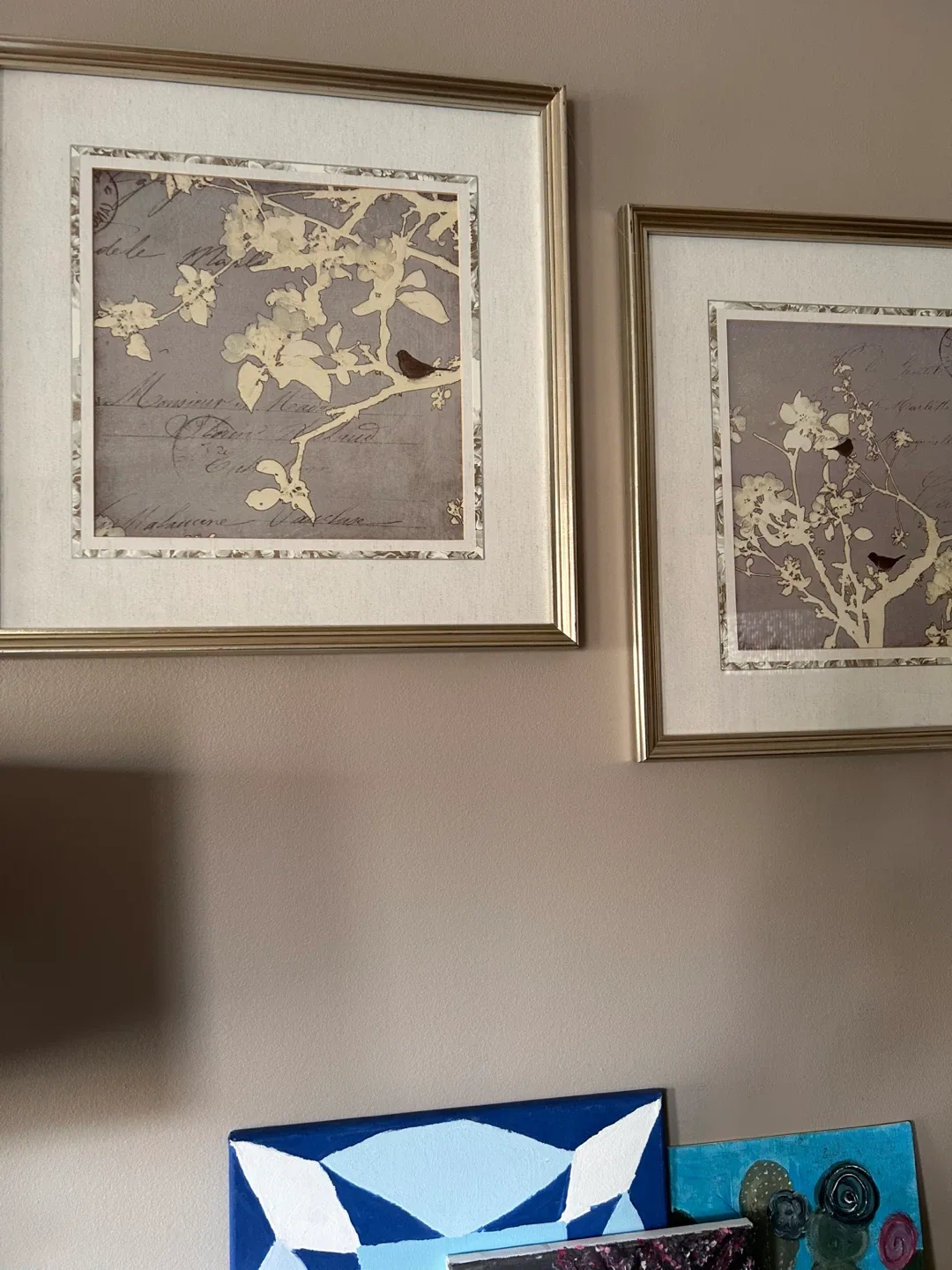 Framed Floral Art Prints - Set of Two image indicator(2)