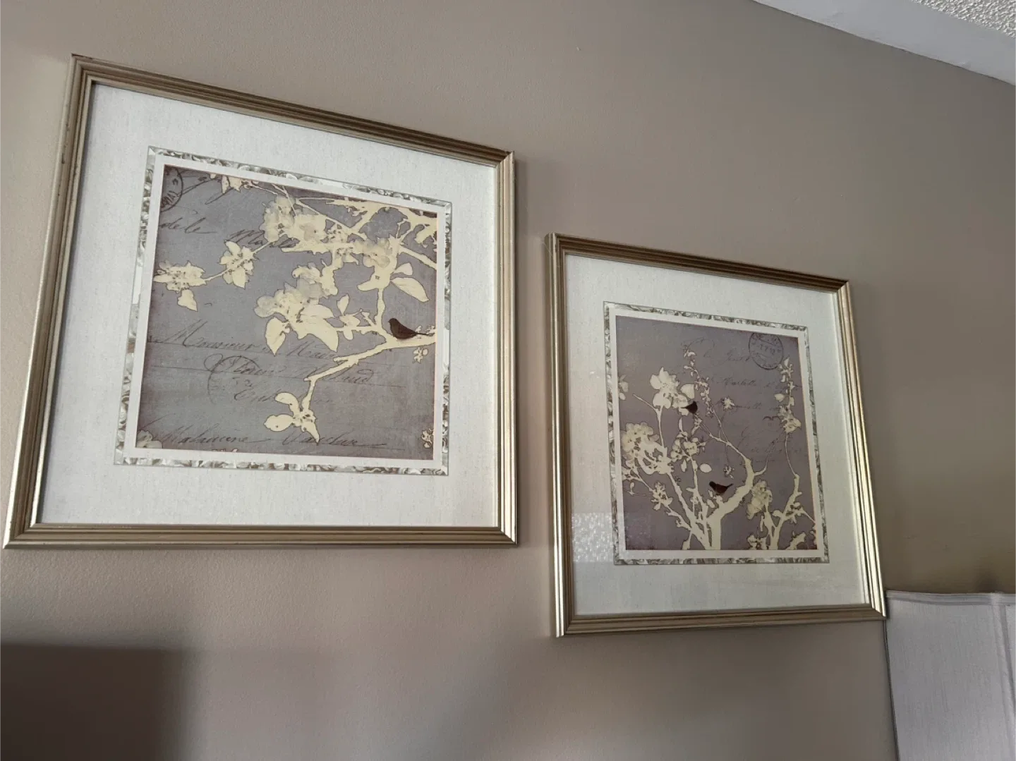 Framed Floral Art Prints - Set of Two thumbnail