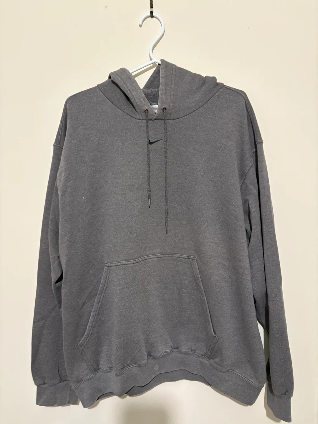 Vintage Nike Centre Swoosh Hoodie Size Large thumbnail