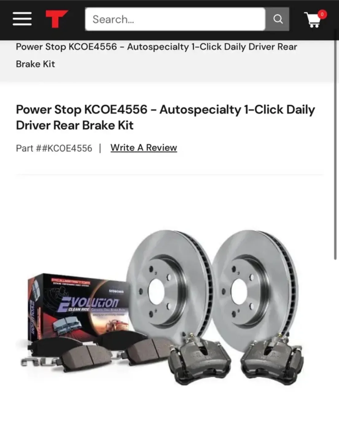 Powerstop Rear Brake Kit Ford F-150 Mark LT image indicator(8)