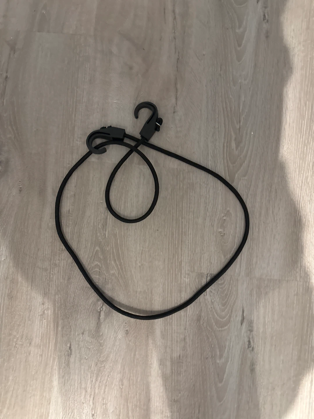 Black Bungee Cord with Hooks