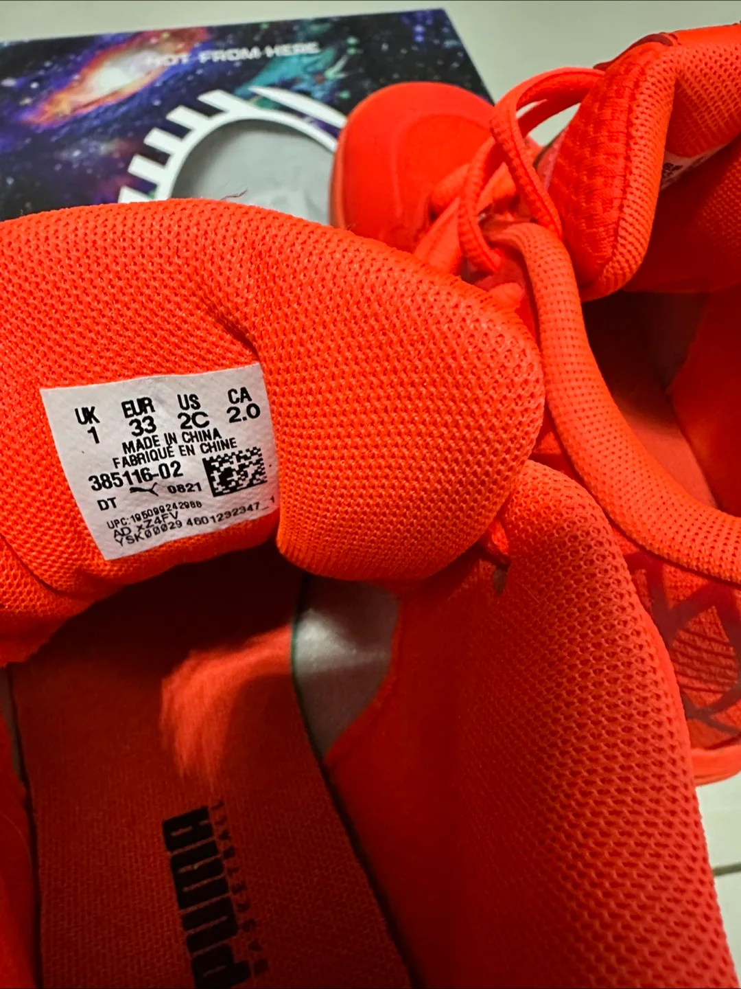 Puma Melo MB.01 Lo Red Blast Shoes, with box image indicator(8)