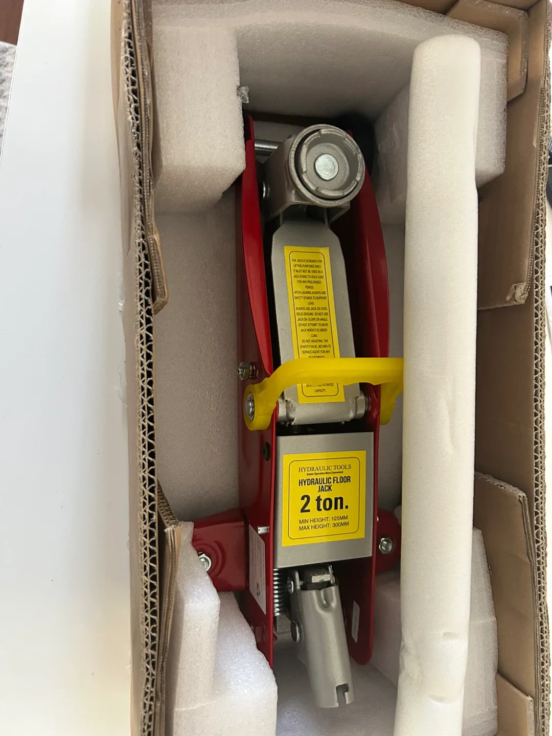 HOMCOM 2 Ton Hydraulic Floor Jack - NEW thumbnail