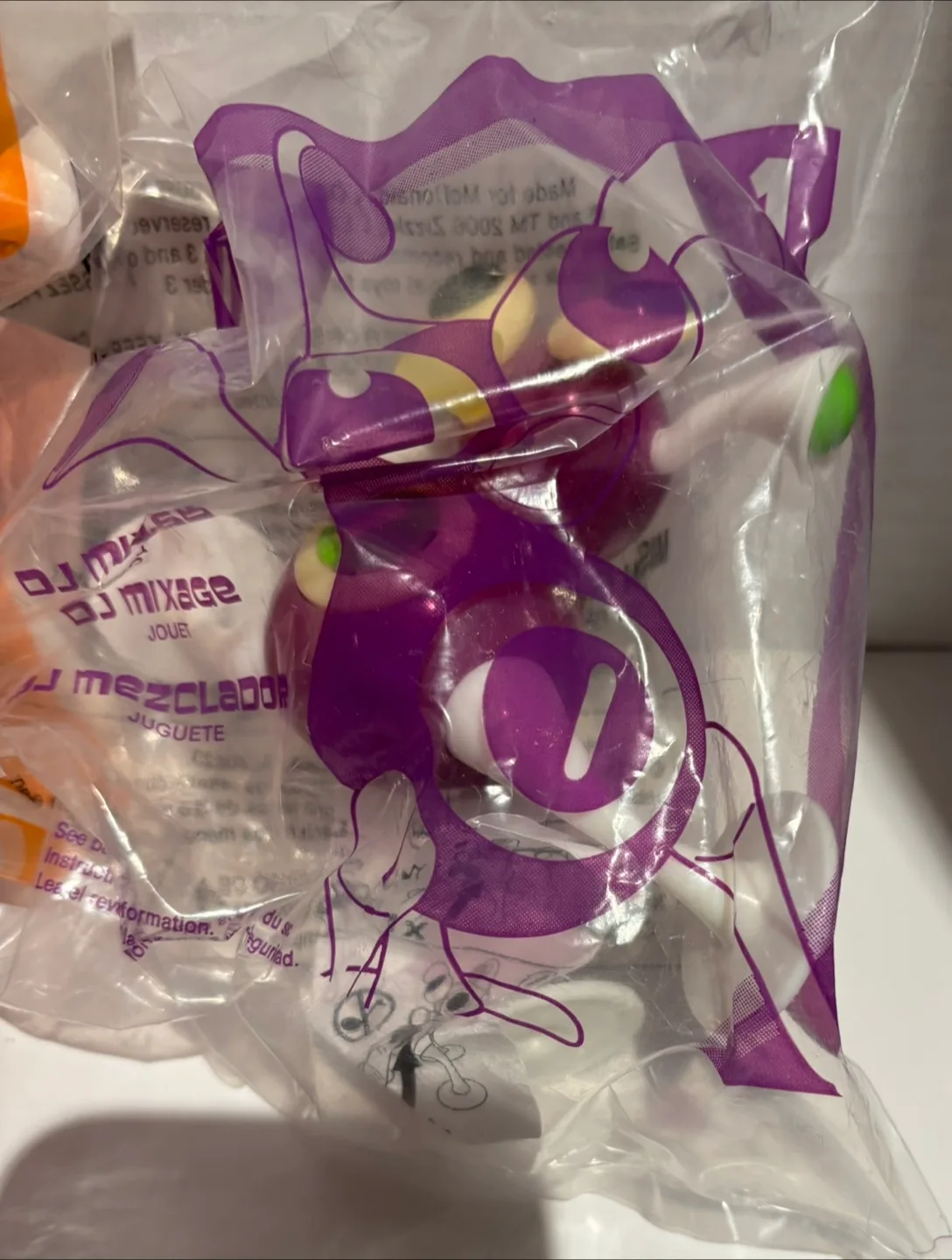 Vintage 2006 ZIZZLE Set Of 4 Bright Beats Orange MCDONALD'S image indicator(3)