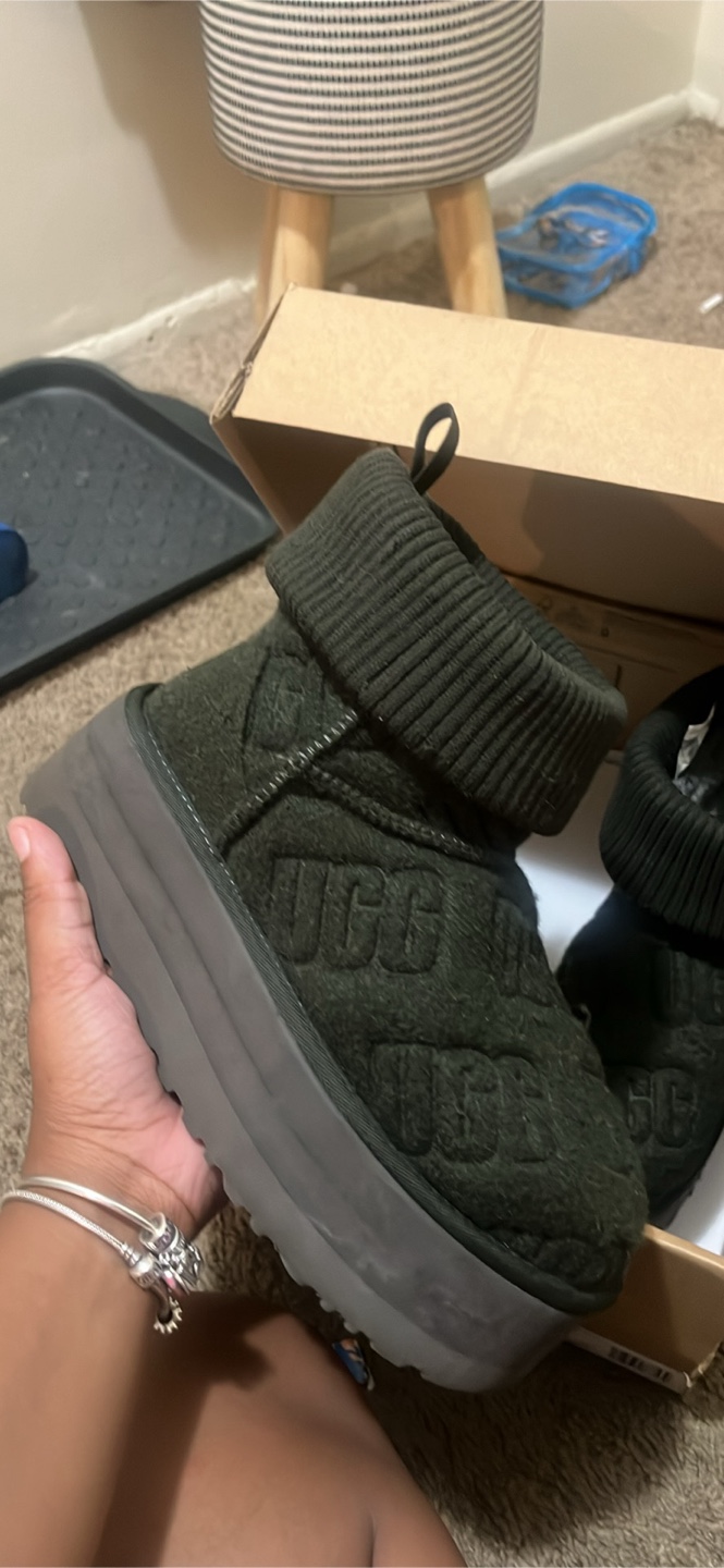 UGG Tasman Platform boots  - Olive Green - photo 2