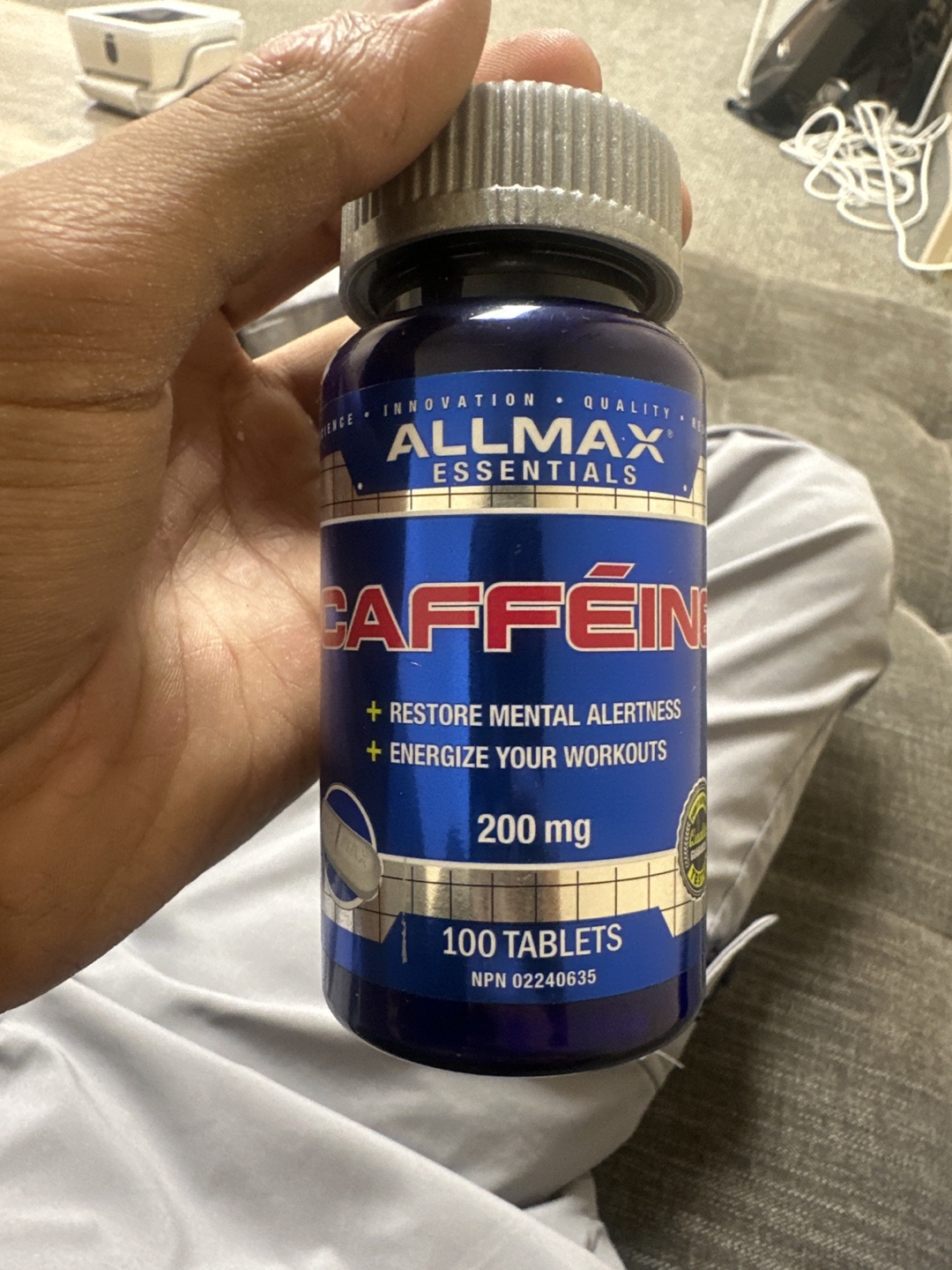 Allmax Caffeine 200mg - 90+ Tablets