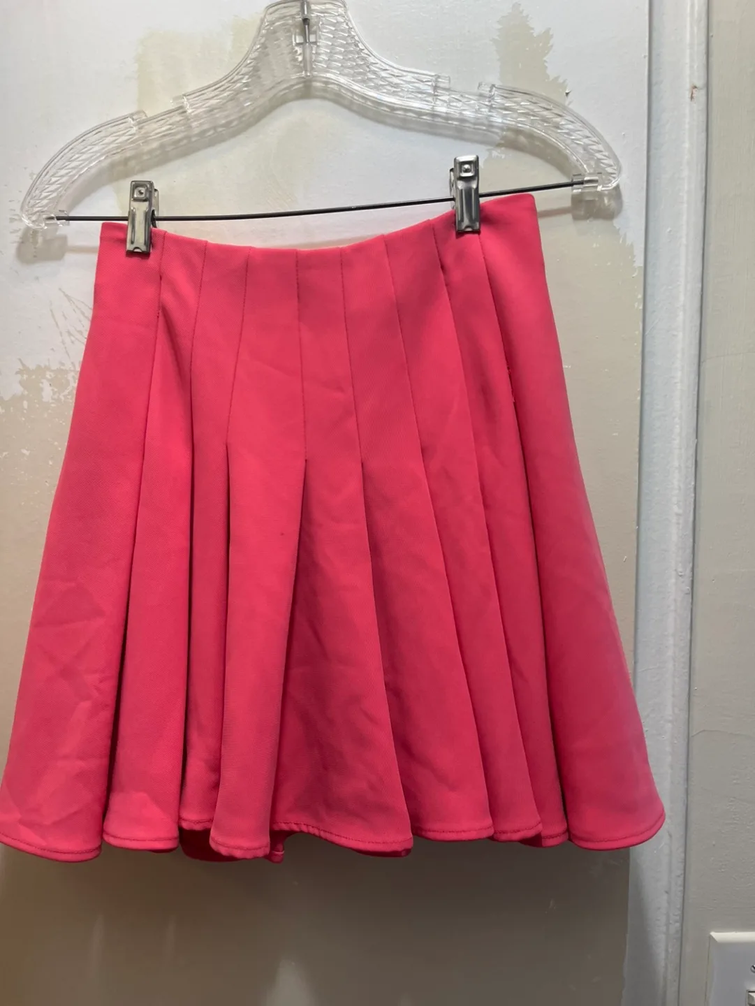 Pink Pleated Skirt, Size Small image indicator(10)