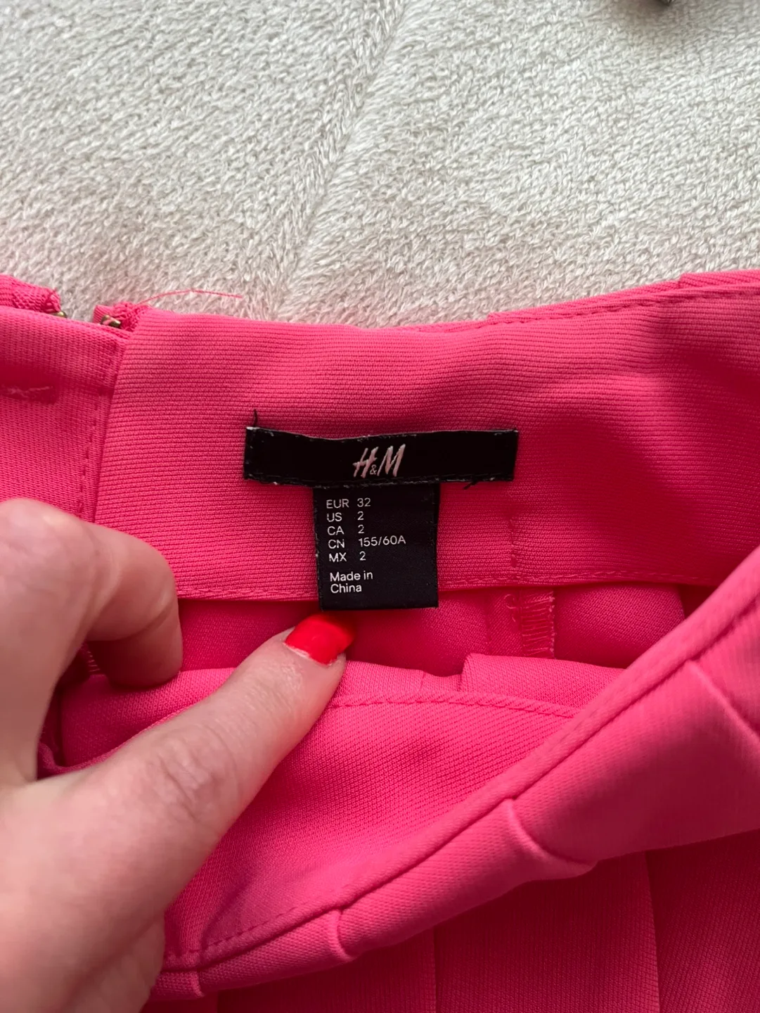 Pink Pleated Skirt, Size Small image indicator(7)