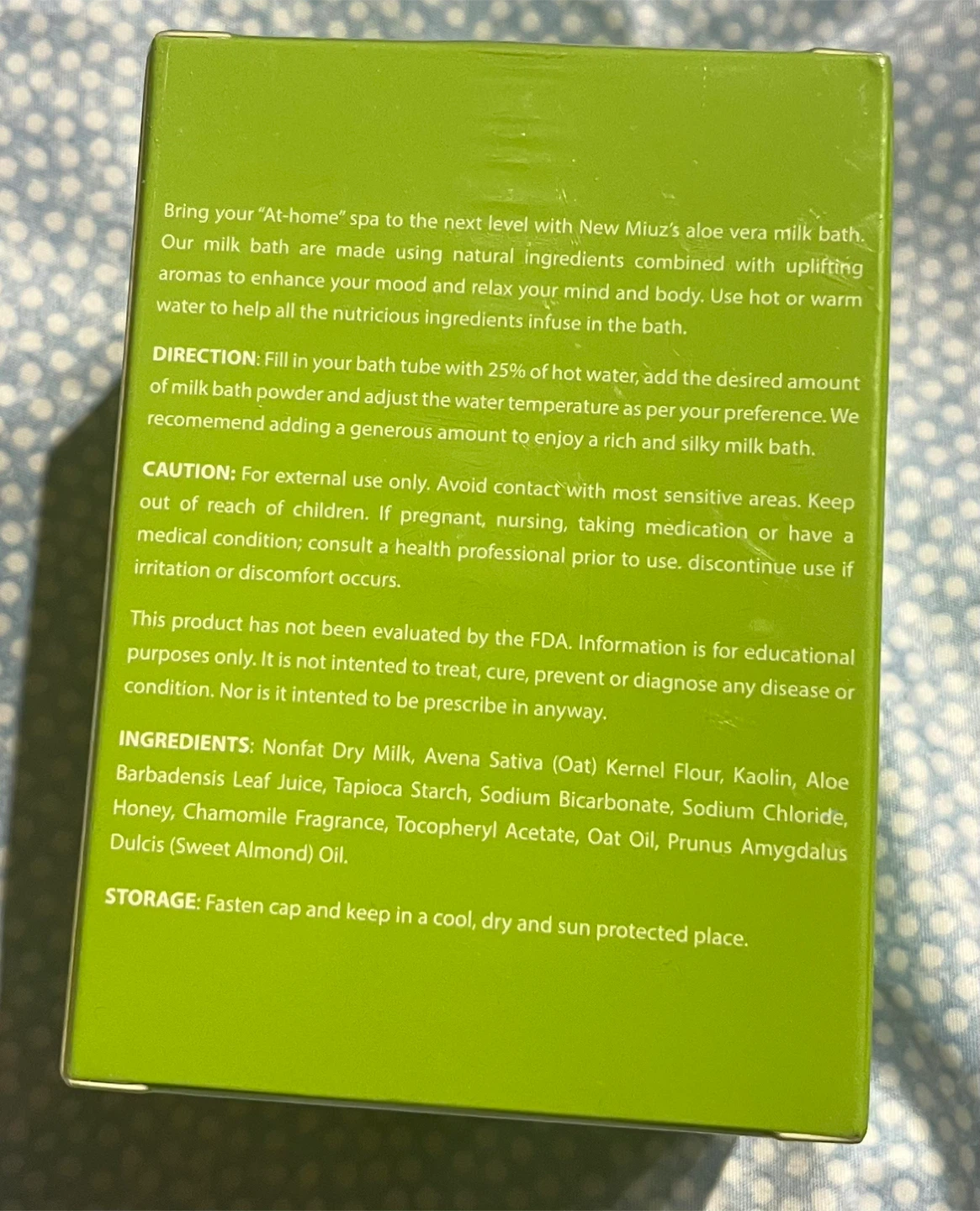 New Newmiuz Aloe Vera Hydrating Milk Bath Salt - photo 2