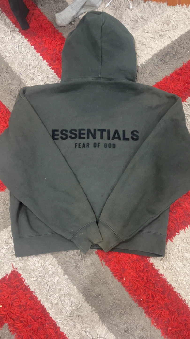 Essentials Fear of God Hoodie black - photo 4