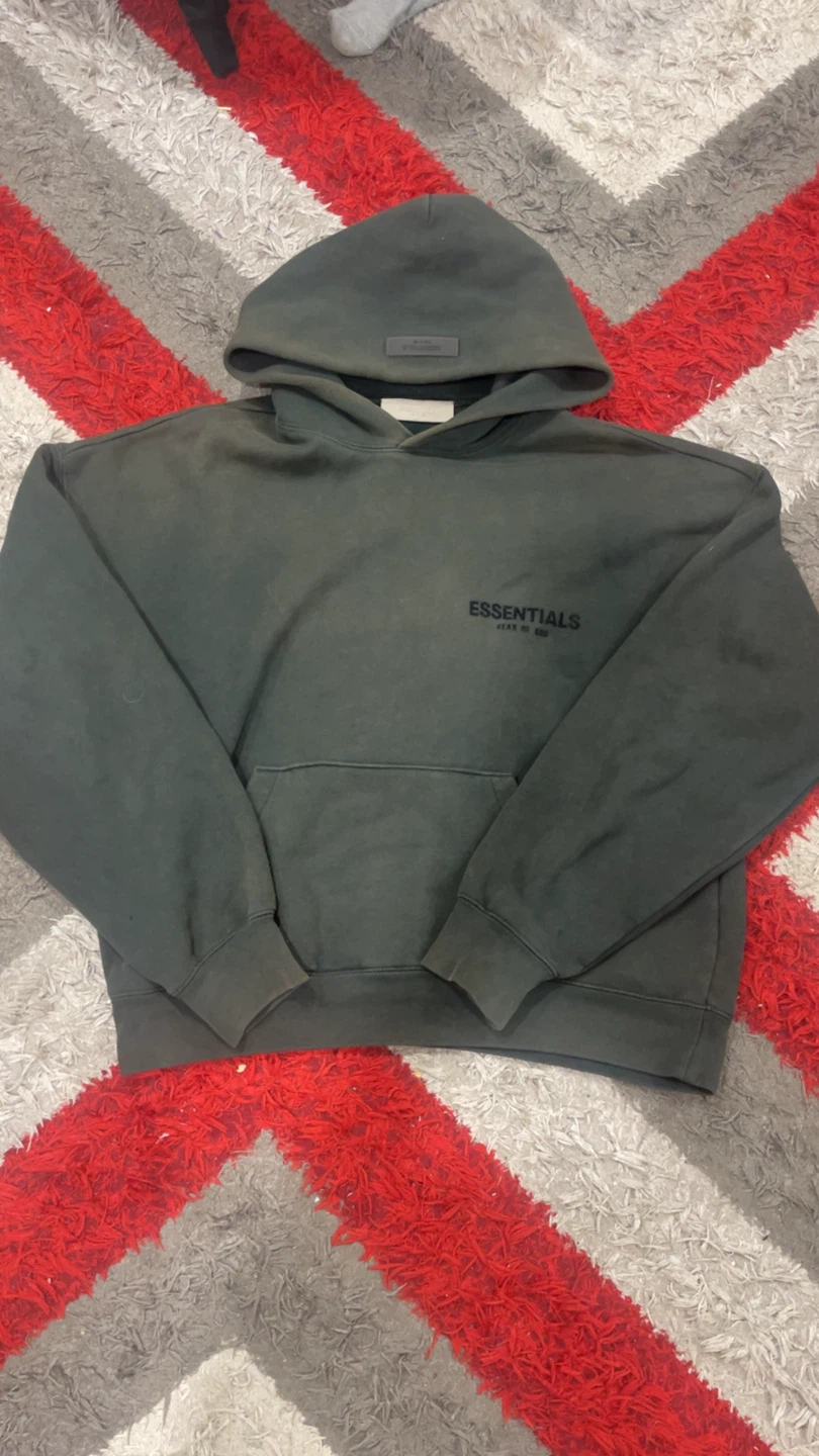 Essentials Fear of God Hoodie black