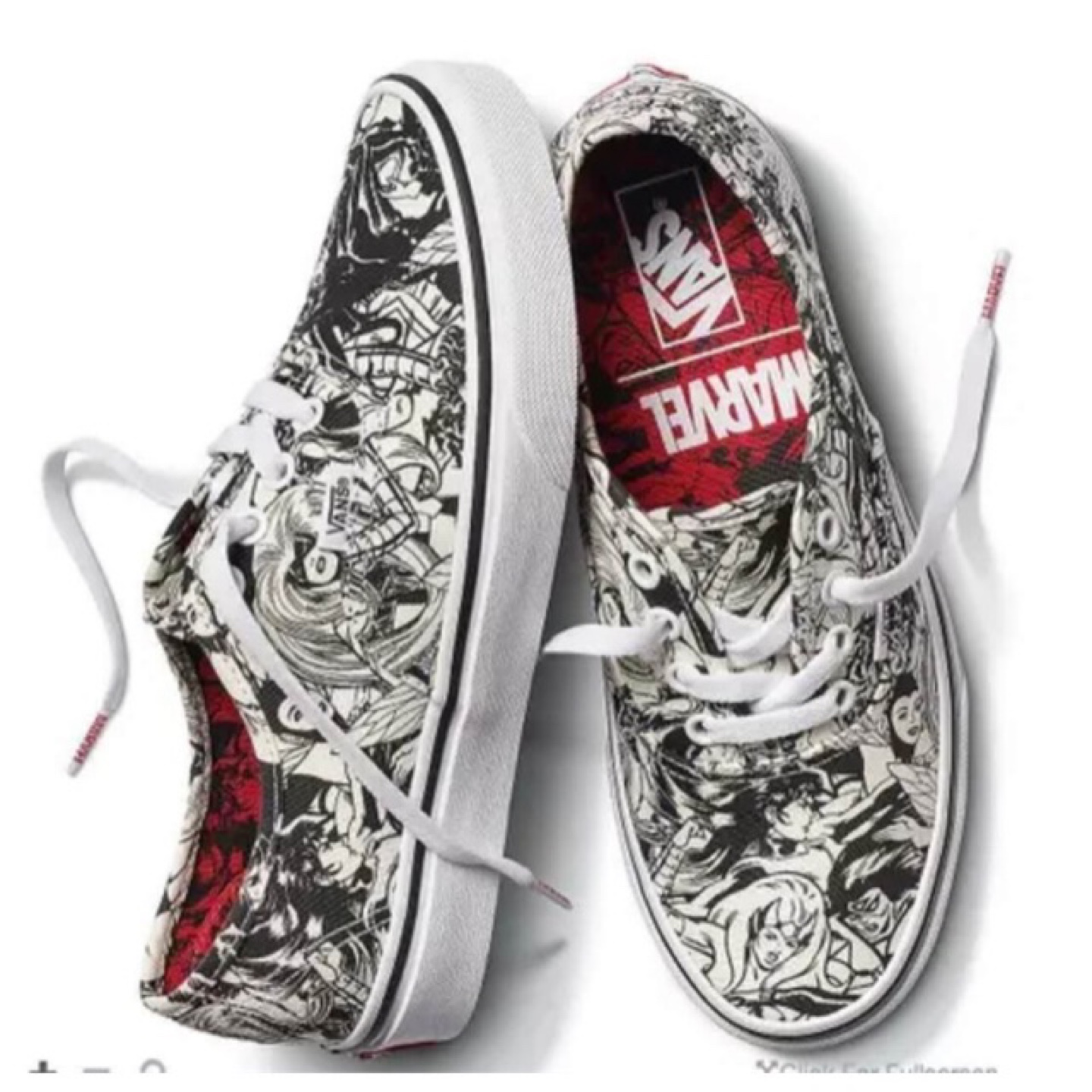 Vans x Marvel Comic Print Sneakers