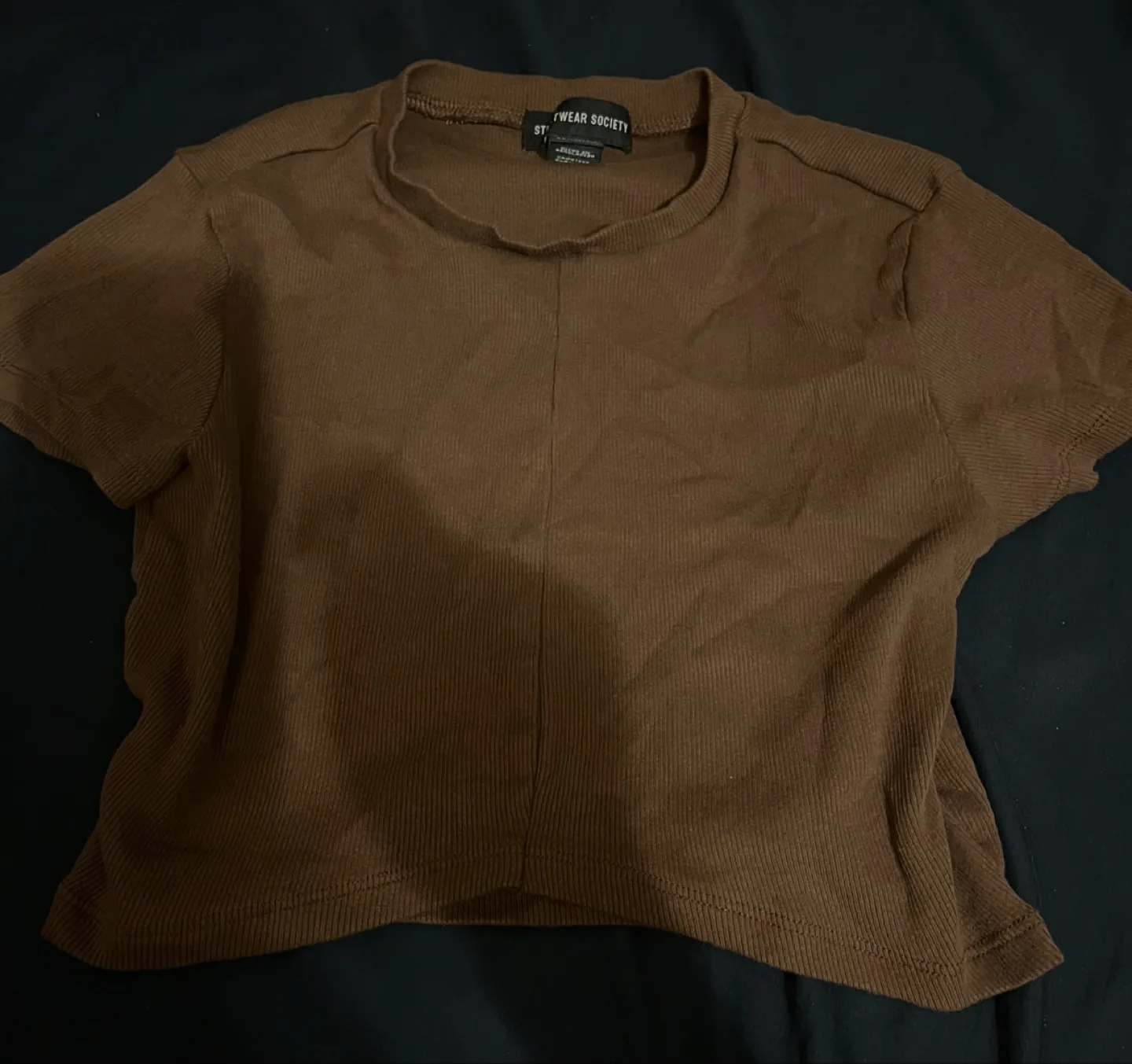 Brown Crop Top - Size L thumbnail